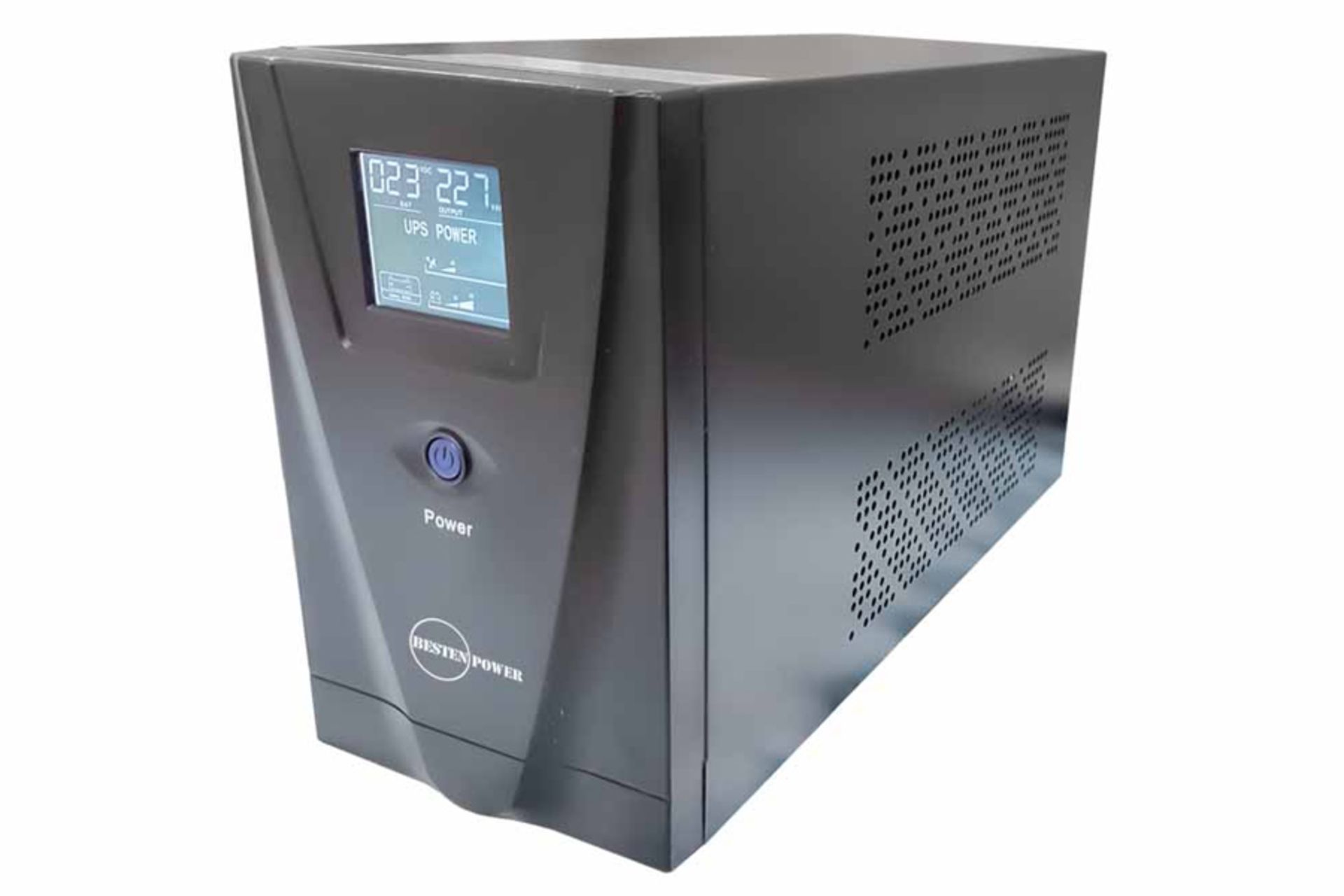 نمای کنار یو پی اس بستن پاور مدل BPO-1500VA-9Ah با ظرفیت 1500 ولت آمپر