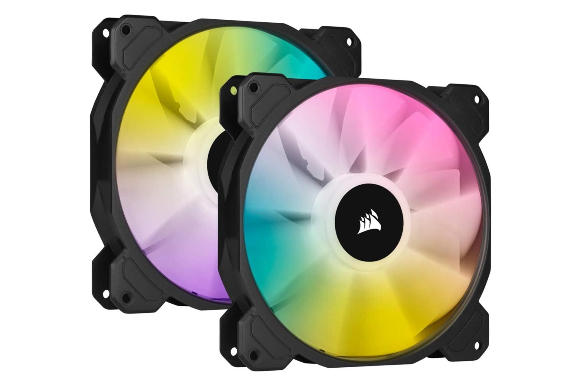 فن کیس کورسیر iCUE SP140 RGB ELITE Performance بسته 2 عددی رنگ مشکی