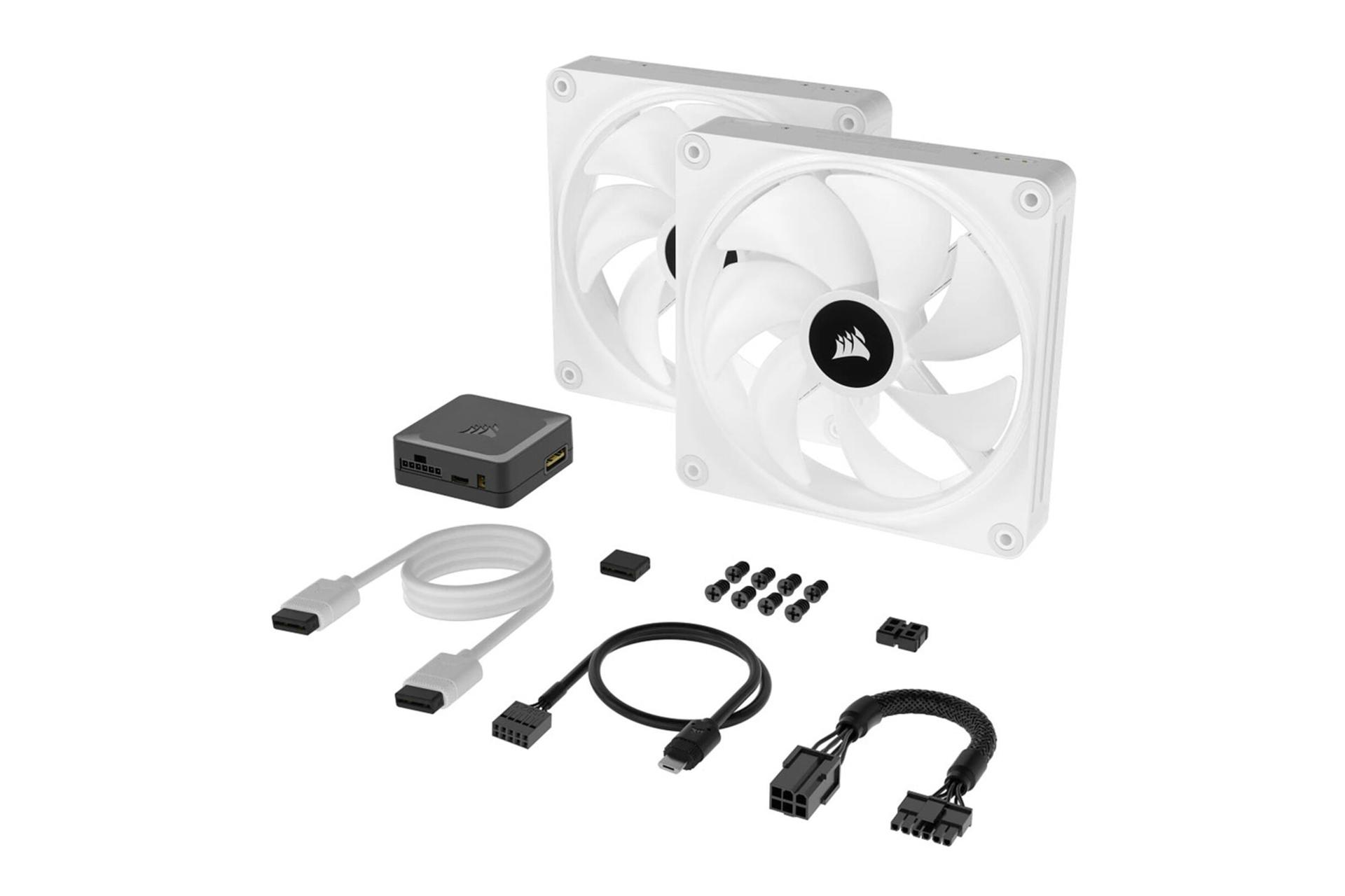 اقلام همراه فن کیس کورسیر iCUE LINK QX140 RGB بسته 2 عددی