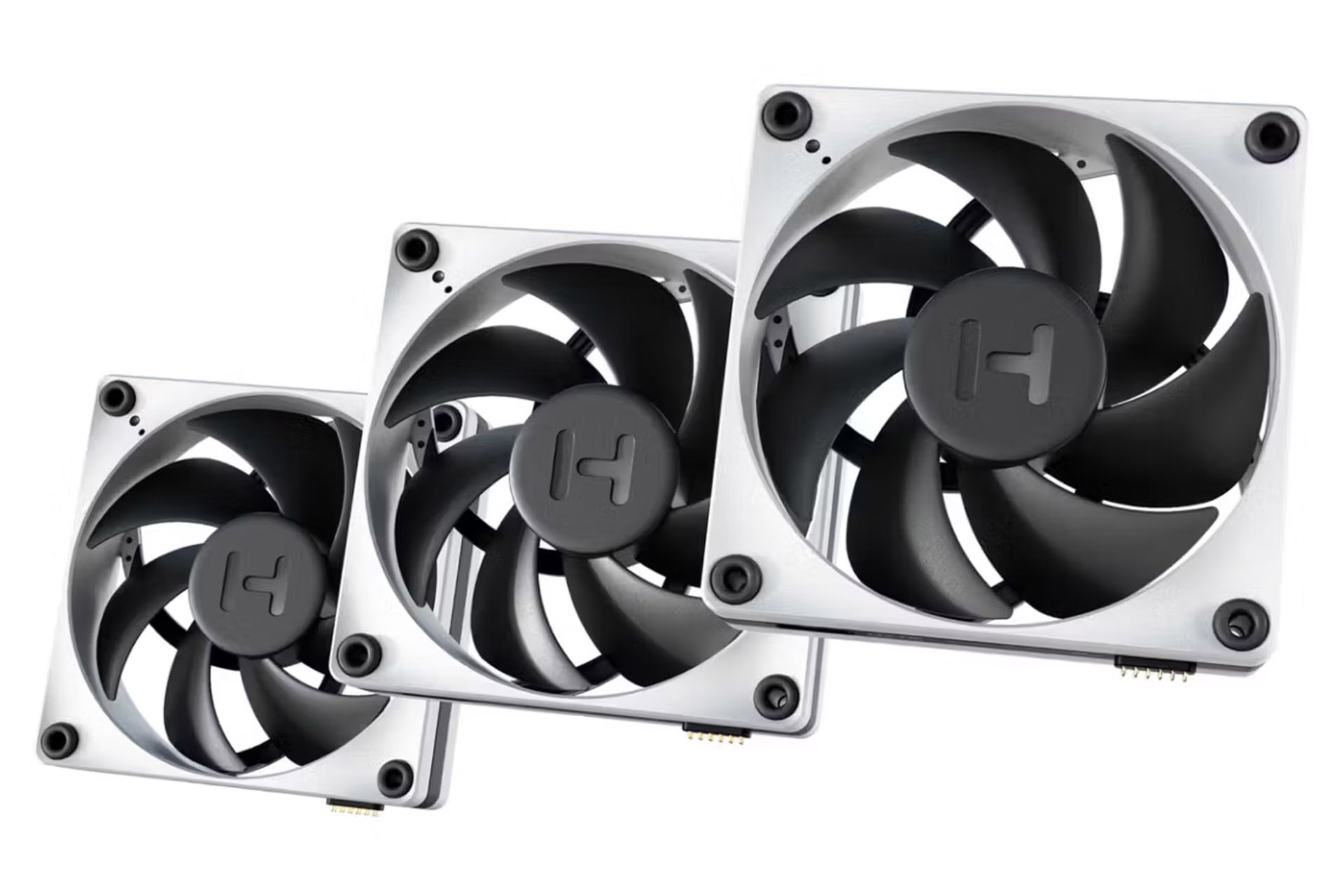 فن کیس هایت THICC FP12 بسته 3 عددی رنگ سفید