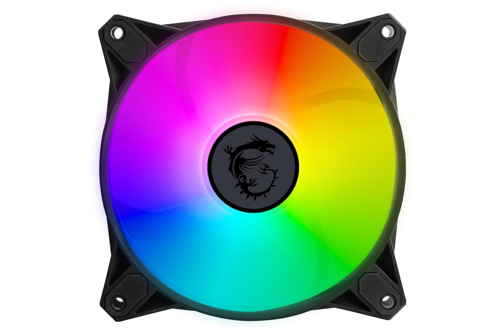 فن کیس ام اس آی MPG F120 ARGB بسته 3 عددی نمای جلو