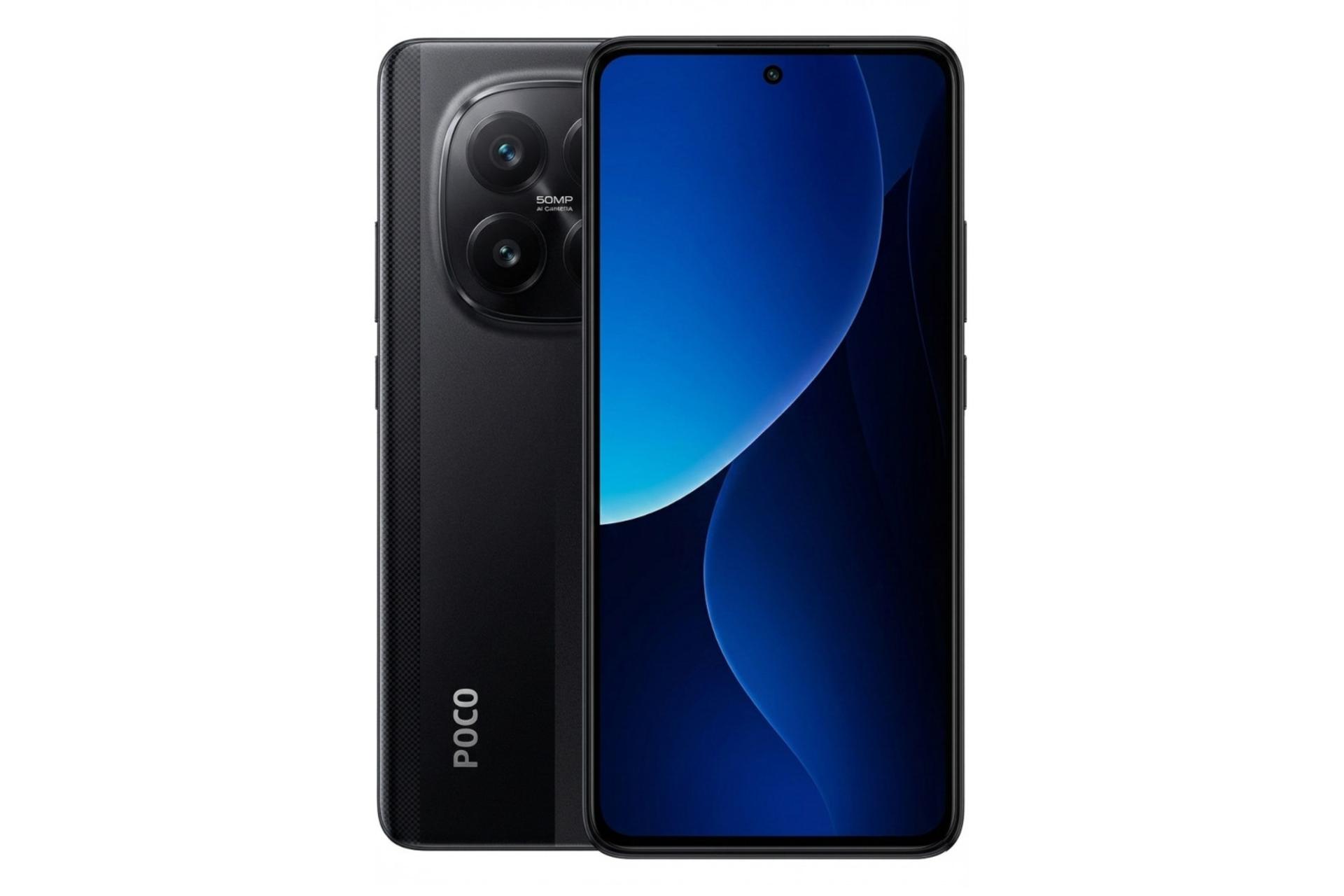 پنل جلو و پشت گوشی موبایل پوکو M8 شیائومی مشکی / Xiaomi Poco M8