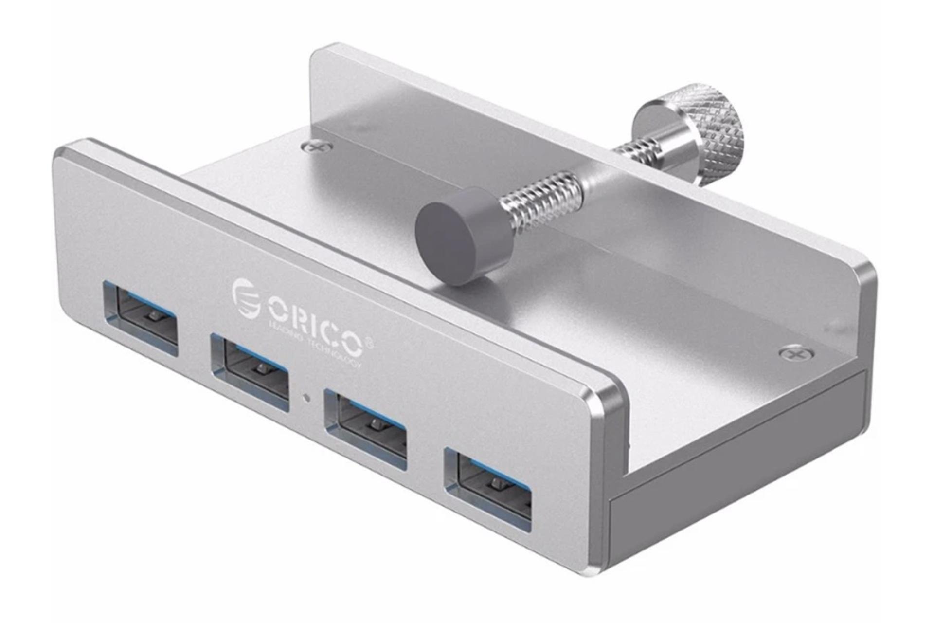 نمای سمت راست هاب USB هاب USB-A اوریکو 4 پورت مدل MH4PU-P