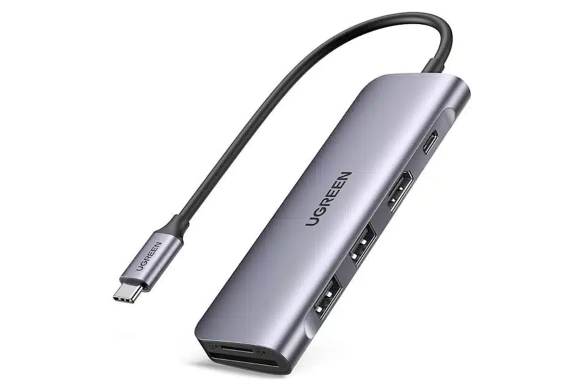 کانکتور هاب USB هاب USB-C یوگرین 6 پورت مدل CM195-70411