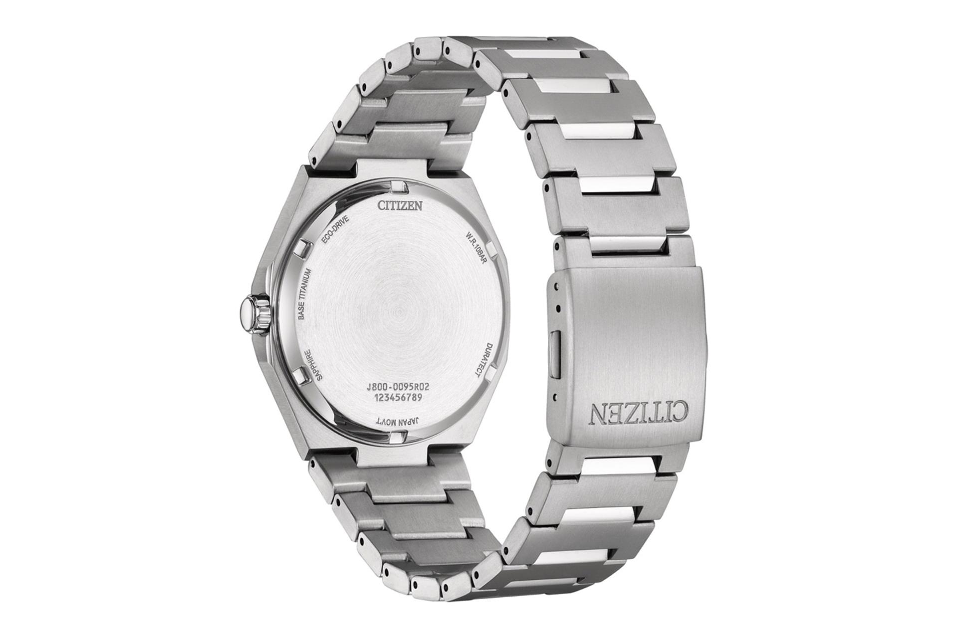 نمای پشت ساعت مچی مردانه سیتیزن Eco-Drive AW0130-85M