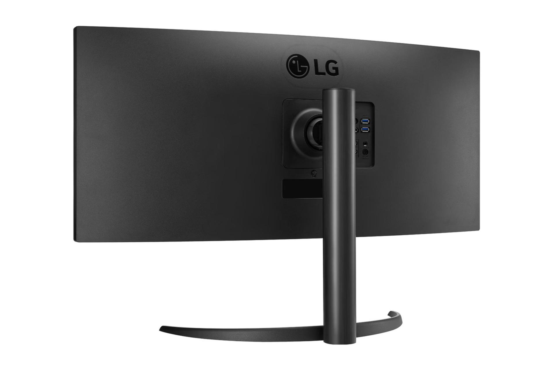 نمای پشت مانیتور ال جی 34 اینچ مدل 34WR55QK