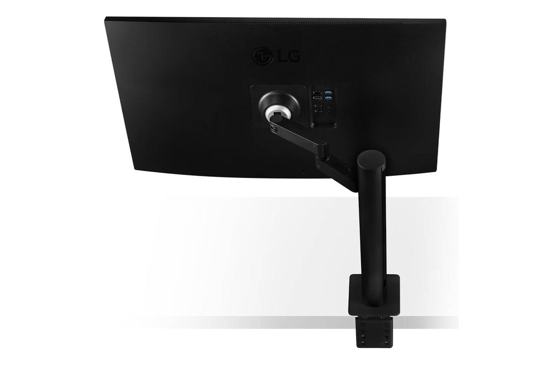 نمای پشت مانیتور ال جی 32 اینچ مدل 32UN880K