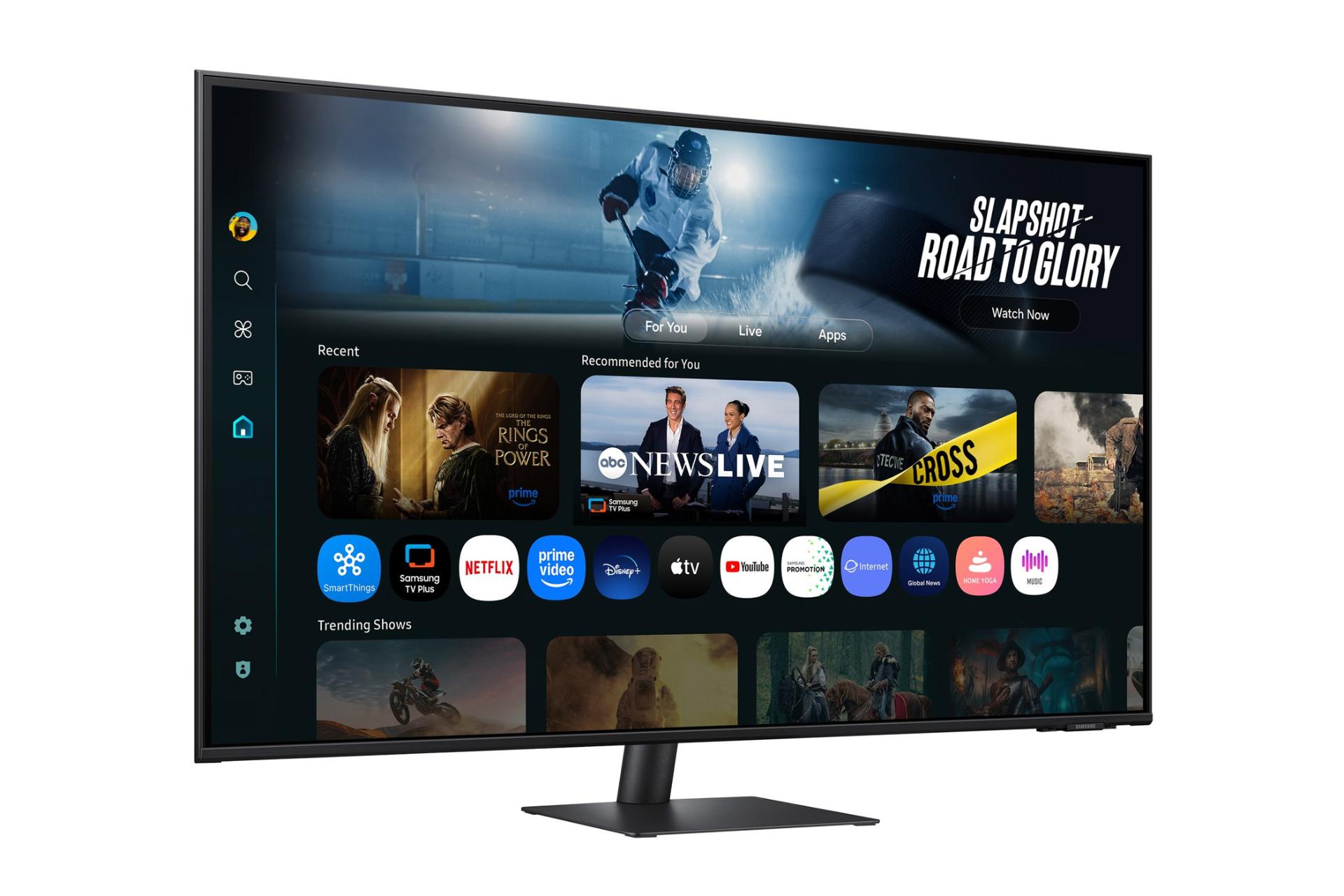 رزولوشن و کیفیت تصویر مانیتور سامسونگ 43 اینچ مدل M70F UHD Smart Monitor M7