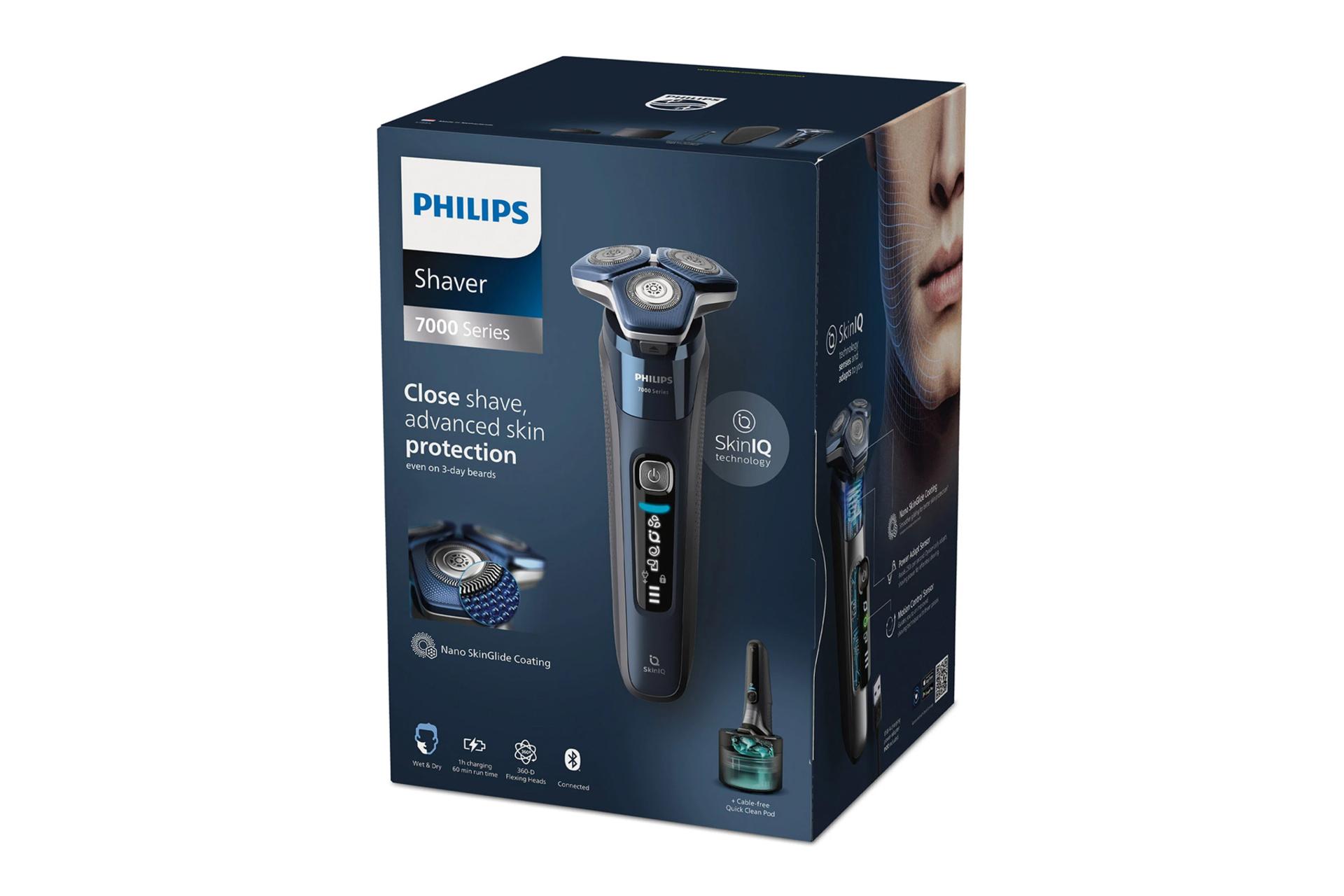 جعبه ماشین اصلاح و ریش تراش فیلیپس S7885