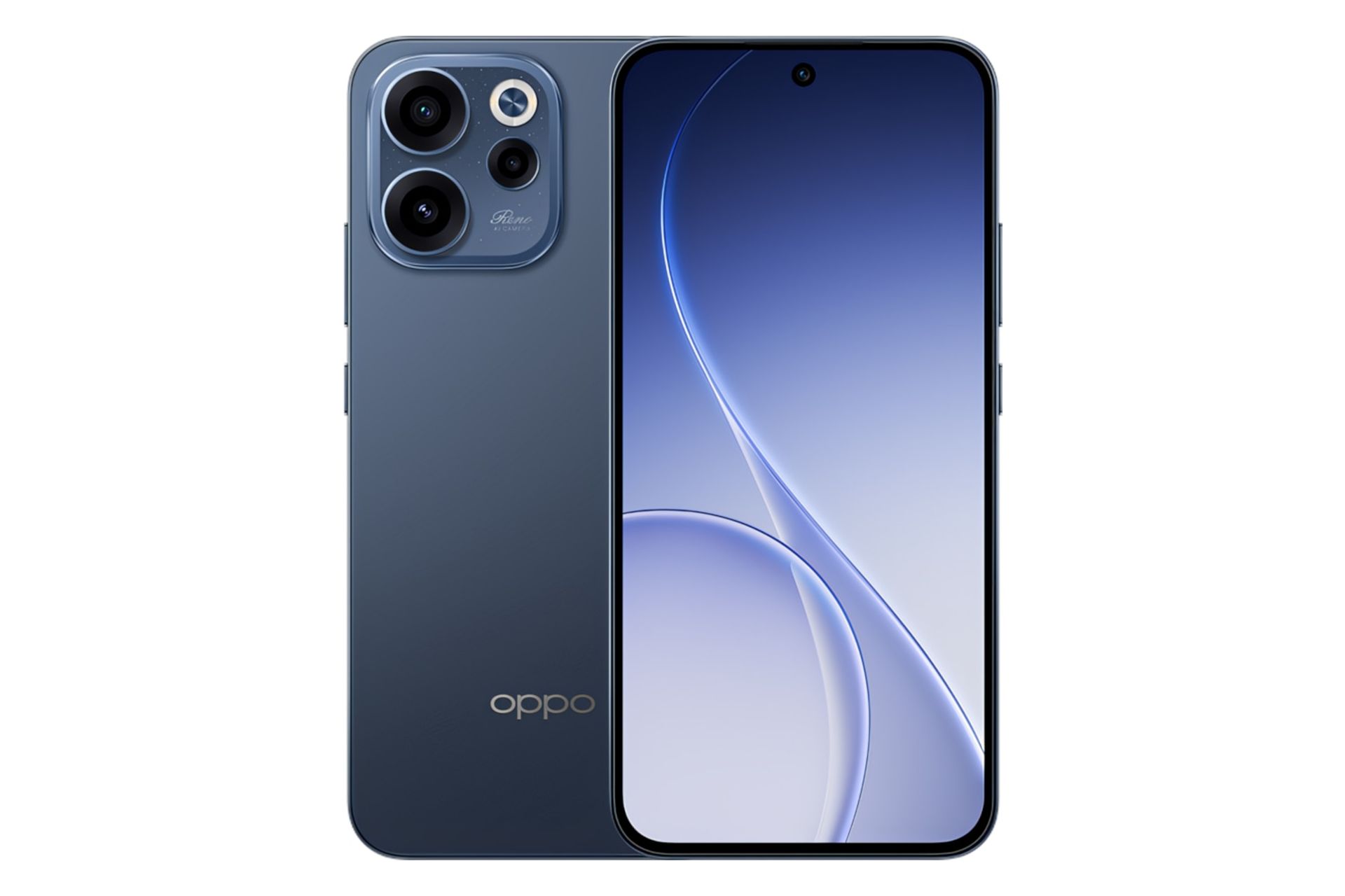 پنل جلو و پشت گوشی موبایل اوپو Oppo Reno15 F سرمه ای