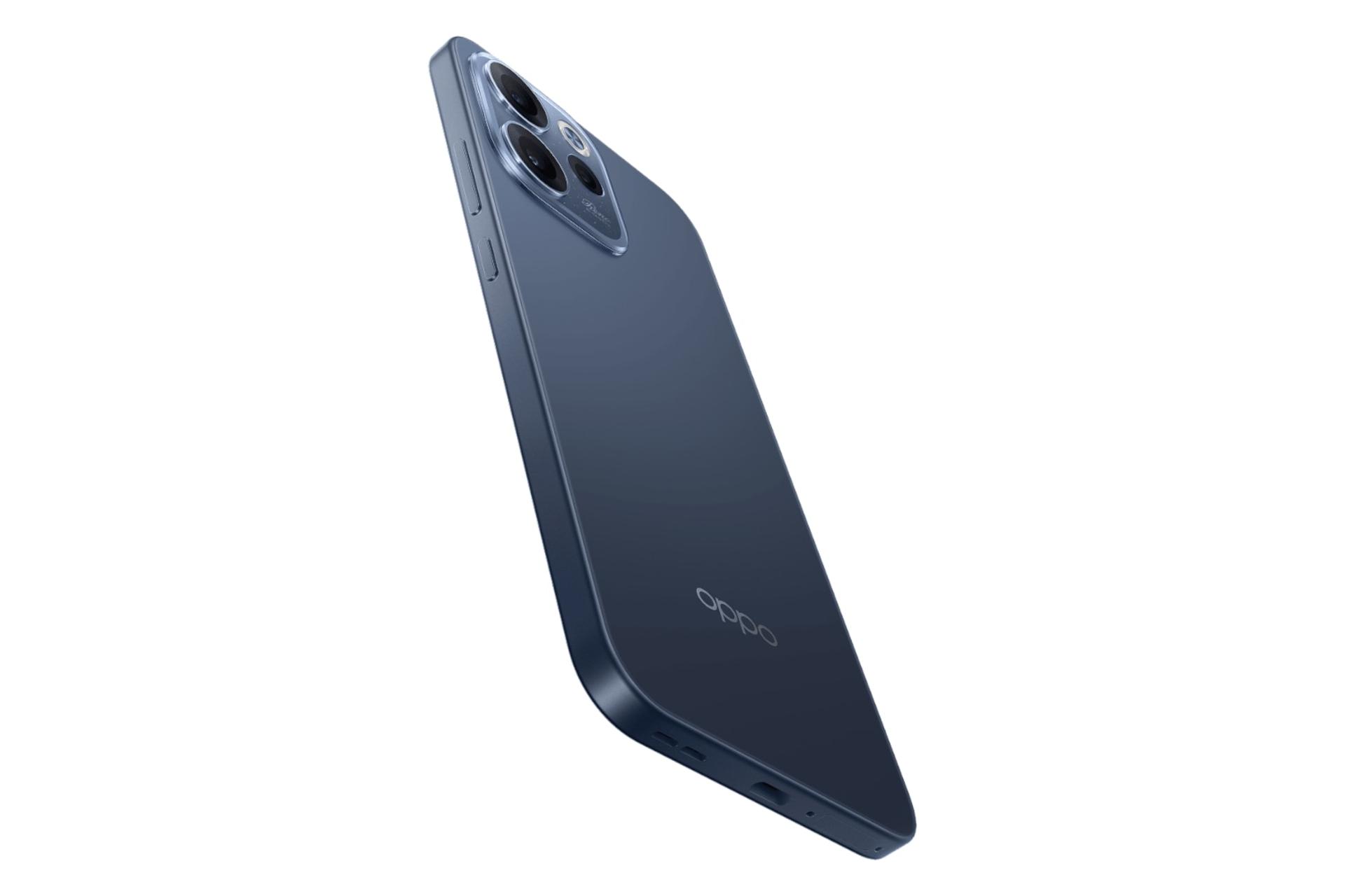 پنل پشت و چینش دوربین گوشی موبایل اوپو Oppo Reno15 F سرمه ای