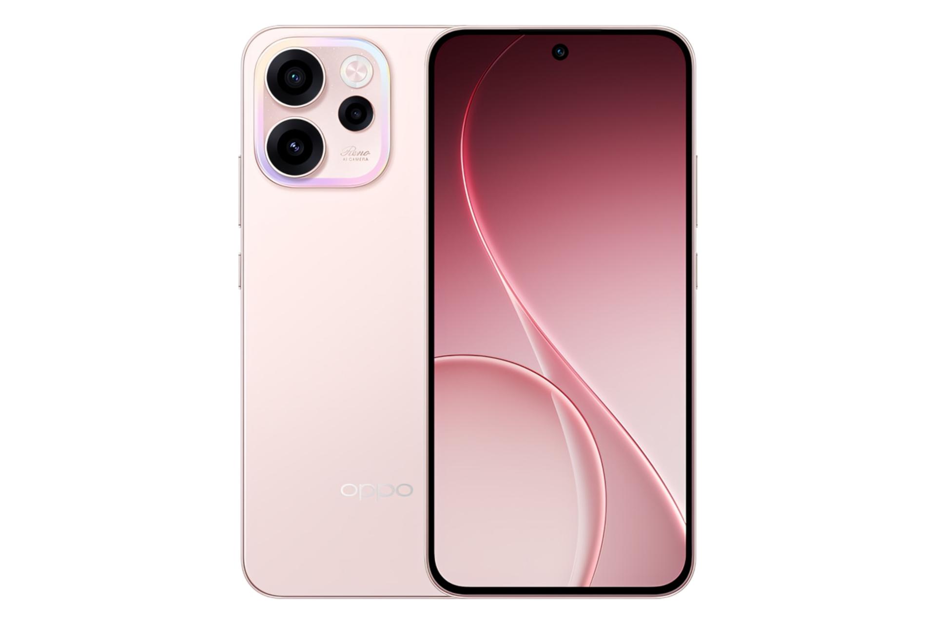 پنل جلو و پشت گوشی موبایل اوپو Oppo Reno15 F صورتی
