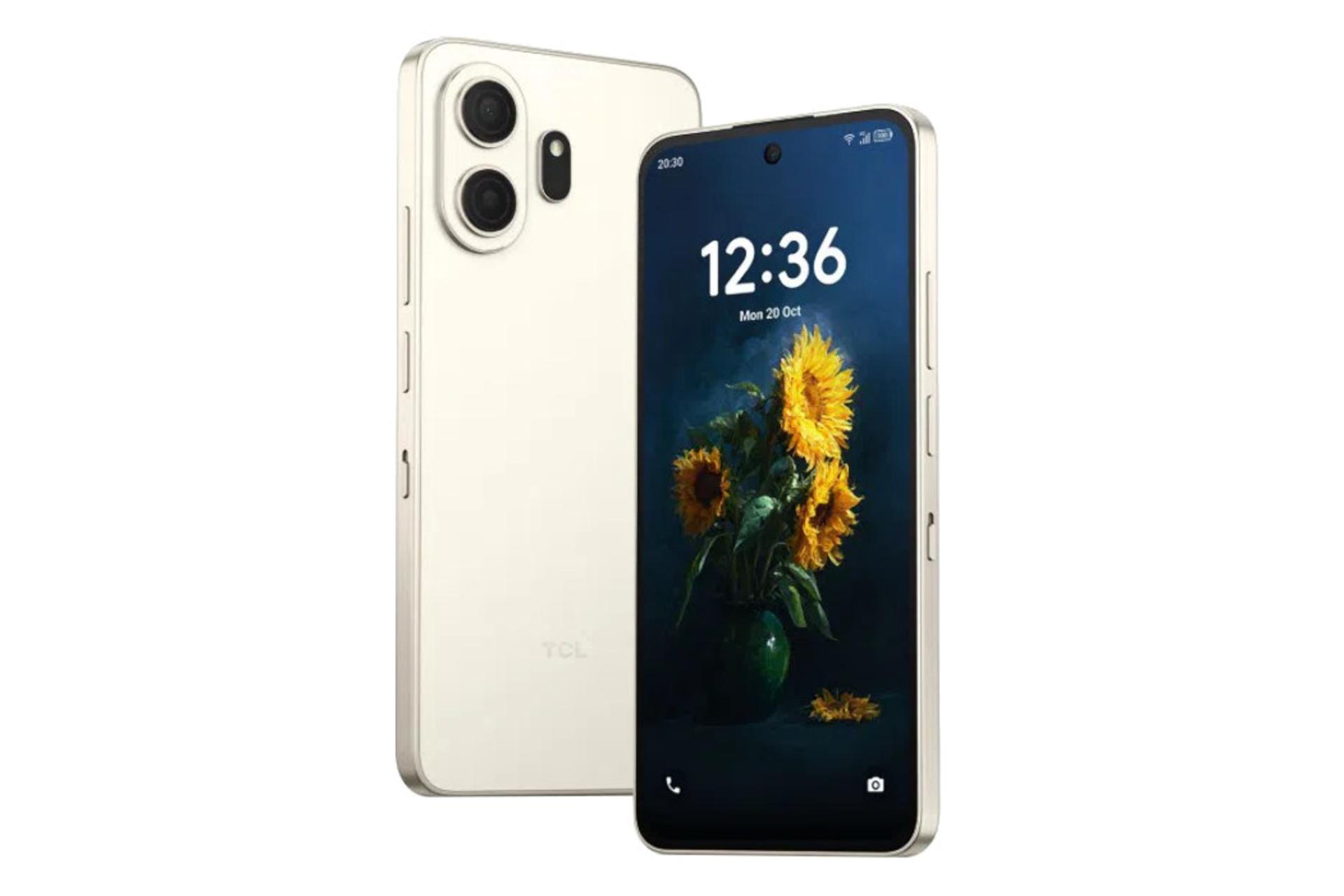پنل جلو و پشت گوشی موبایل تی سی ال نکست پیپر 70 پرو طلایی روشن / TCL NxtPaper 70 Pro