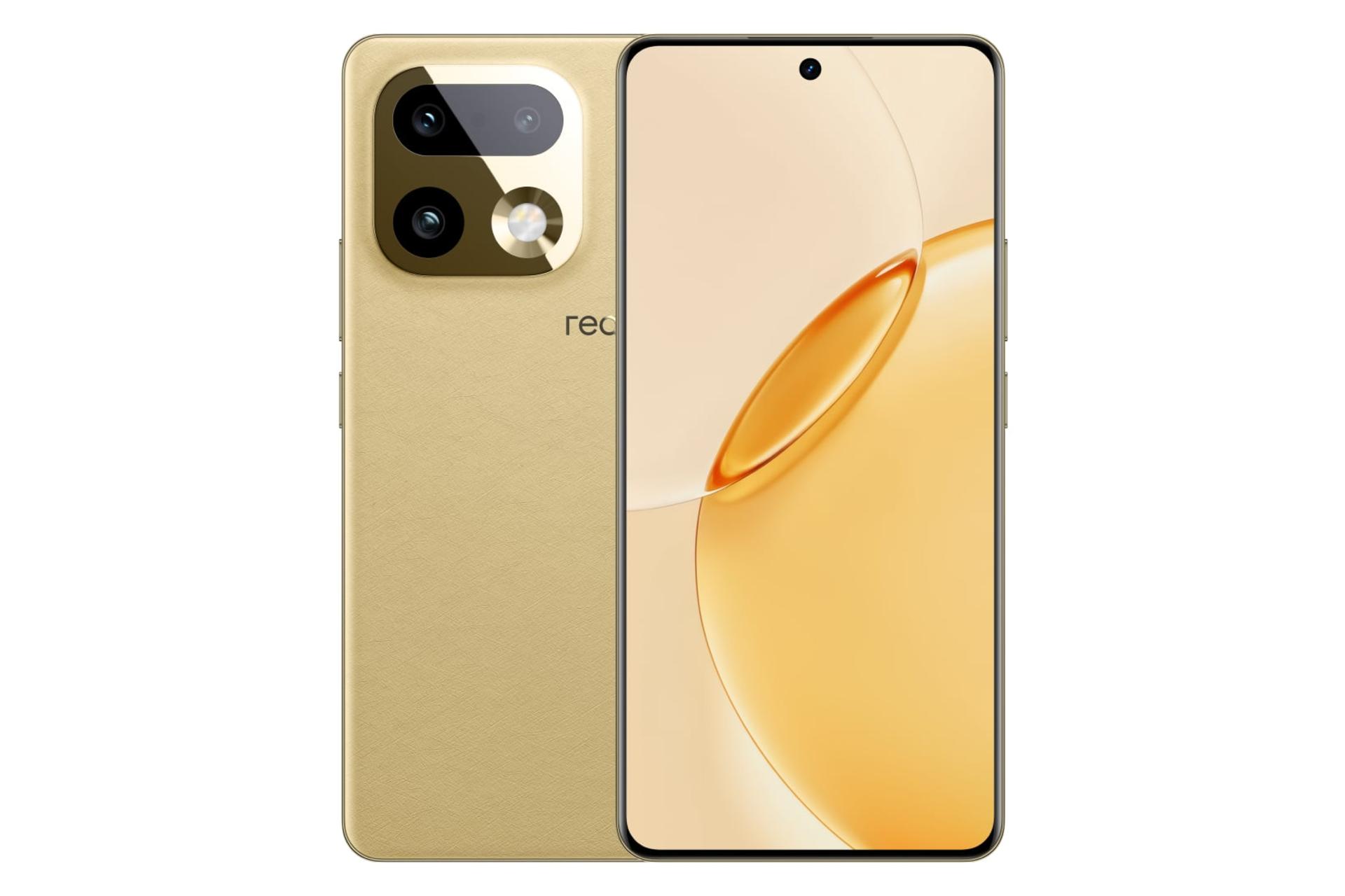 پنل جلو و پشت گوشی موبایل ریلمی 16 پرو پلاس طلایی / Realme 16 Pro Plus