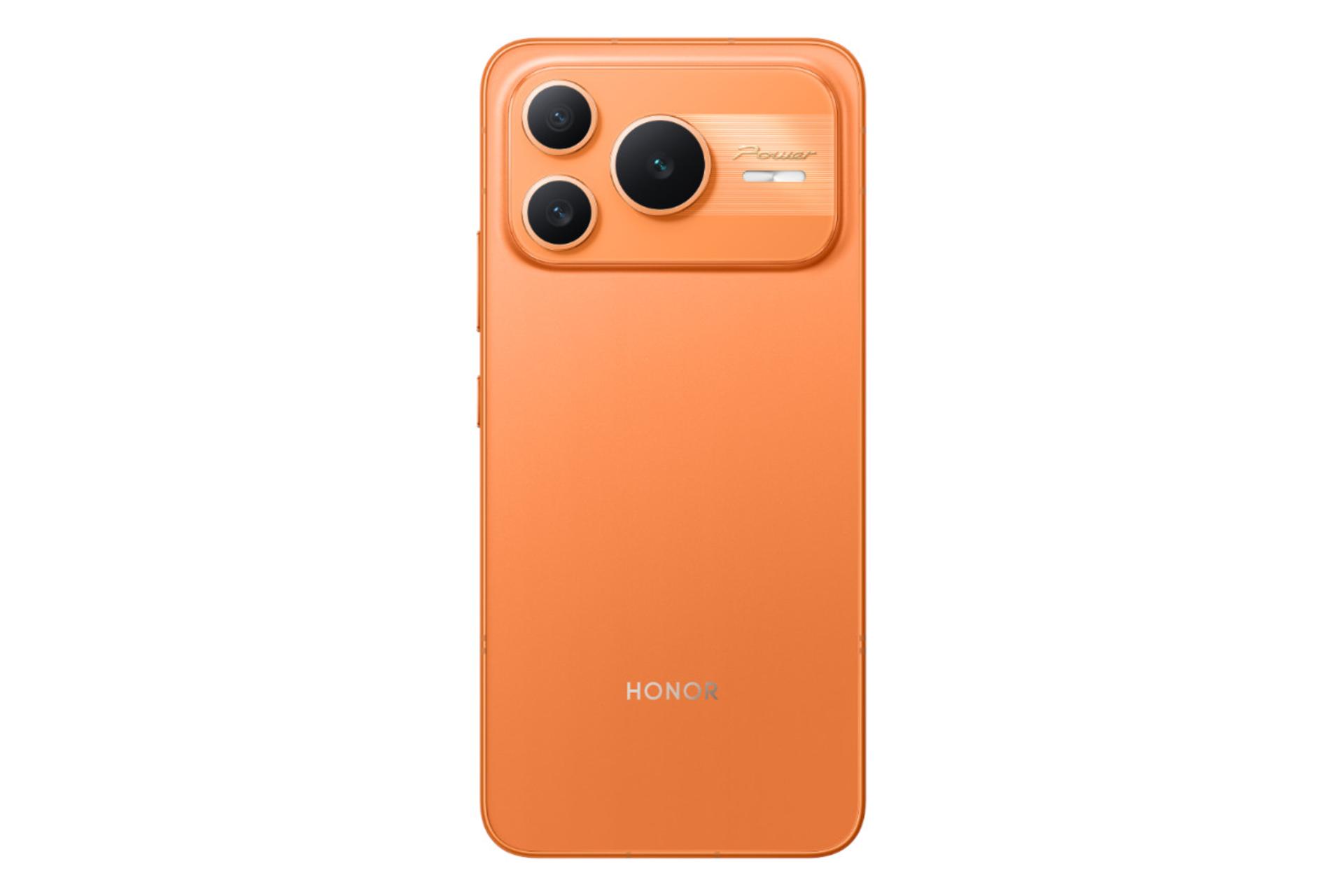 پنل پشت و چینش دوربین گوشی موبایل آنر پاور 2 نارنجی / HONOR Power2