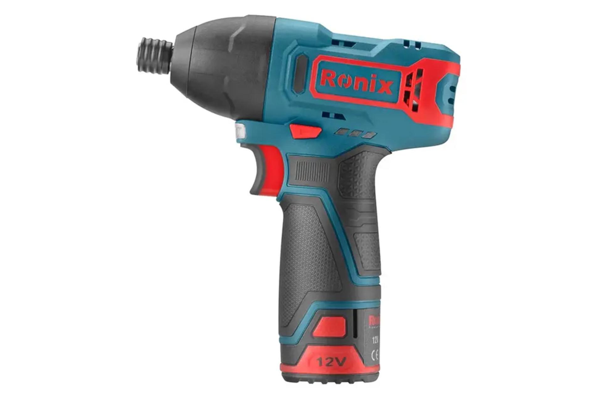 نمای کنار پیچ گوشتی شارژی رونیکس 8104K