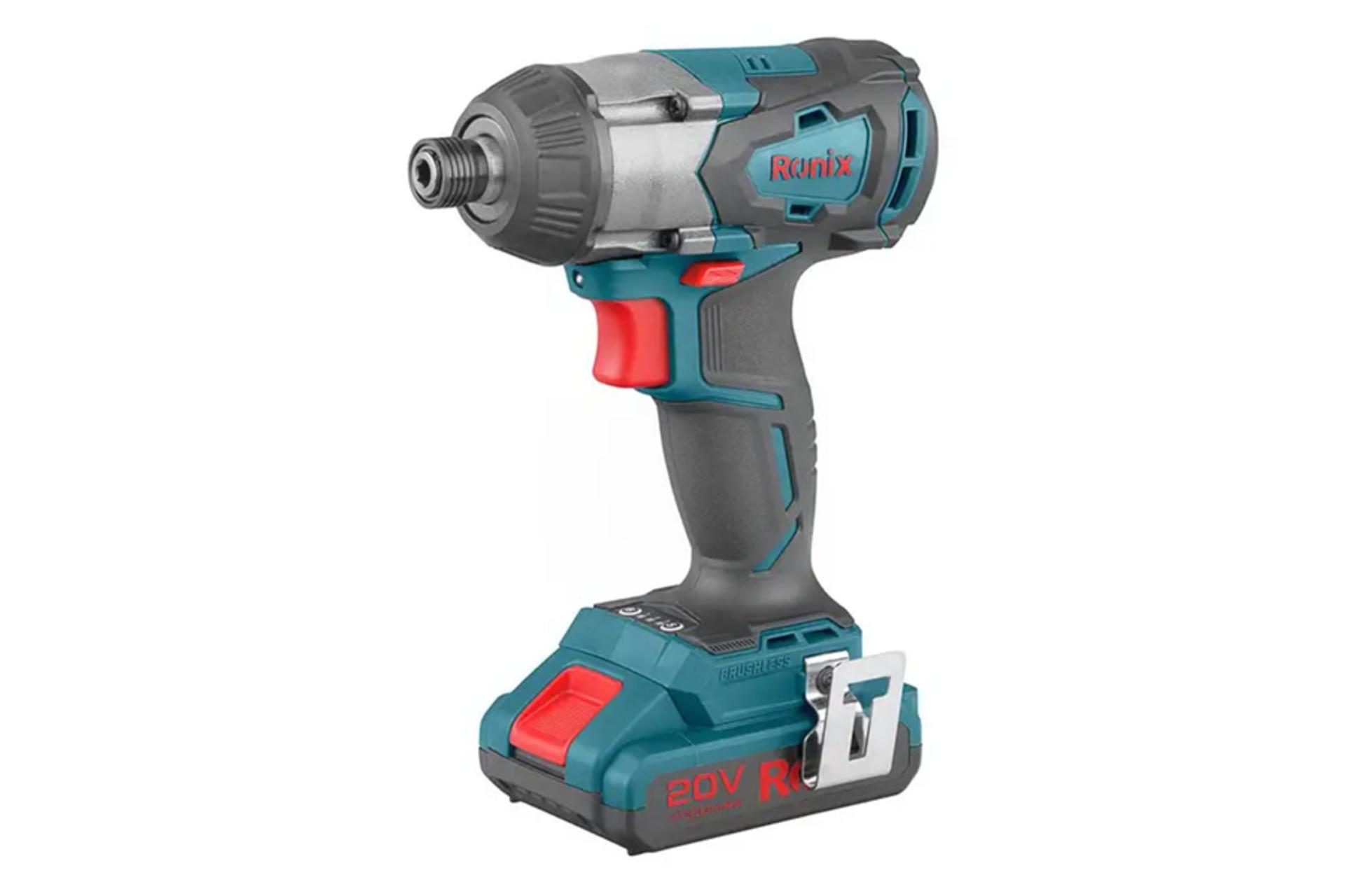 نمای سمت راست پیچ گوشتی شارژی رونیکس 8906