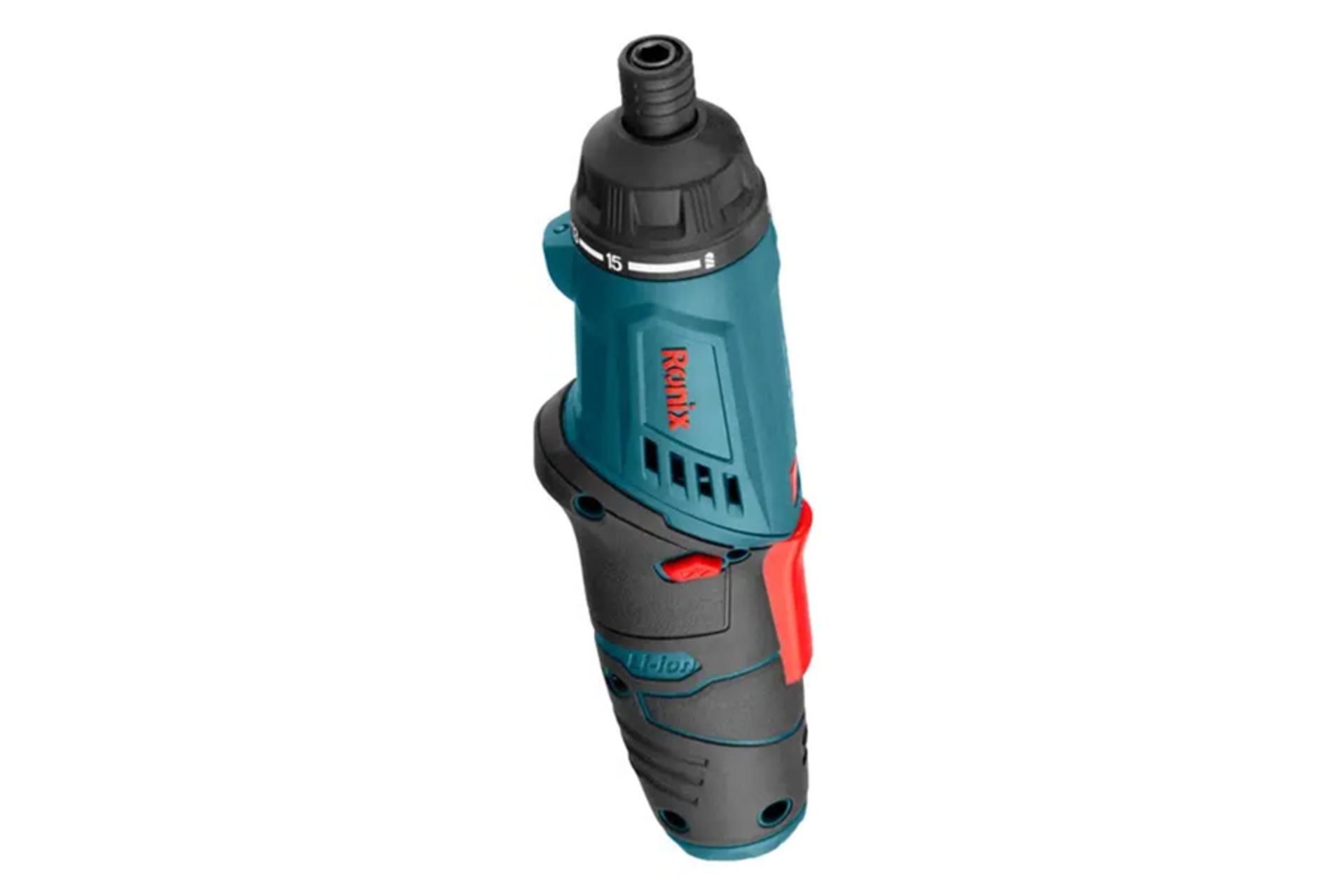 ابعاد و اندازه پیچ گوشتی شارژی رونیکس 8530