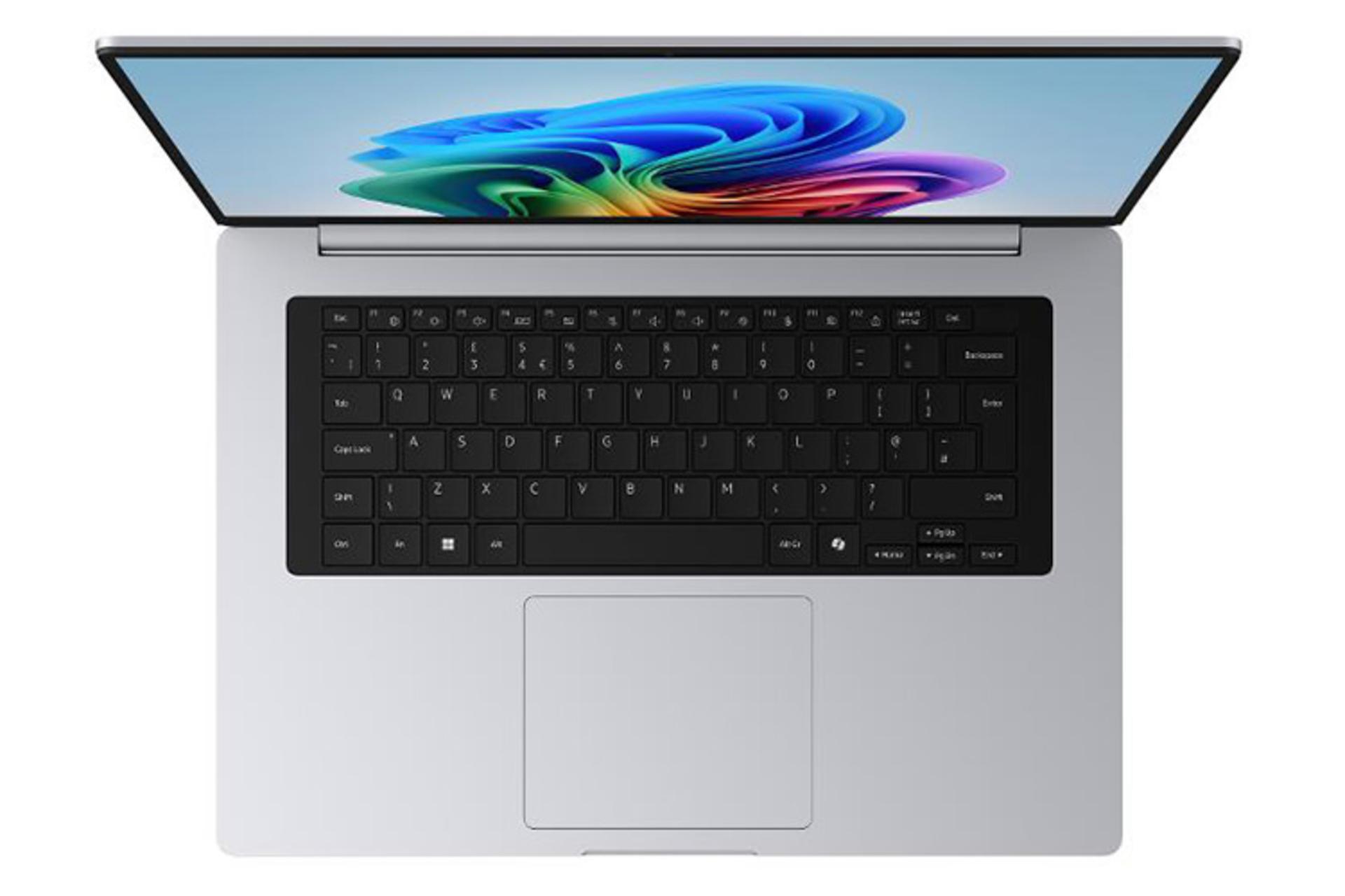سامسونگ گلکسی بوک Samsung Galaxy Book6 14 نمای بالا و کیبورد