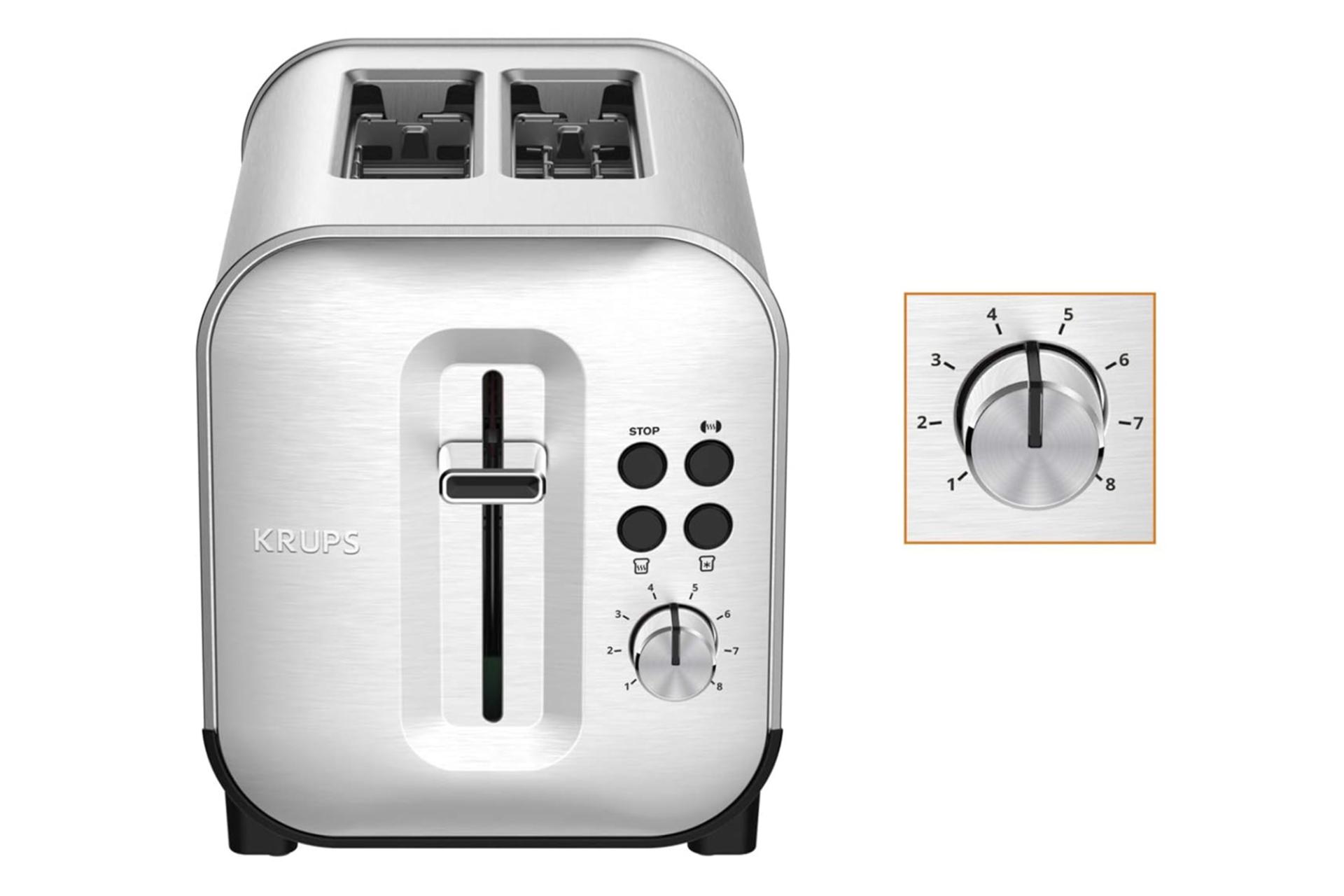 نمای کنار توستر کروپس KH682D10