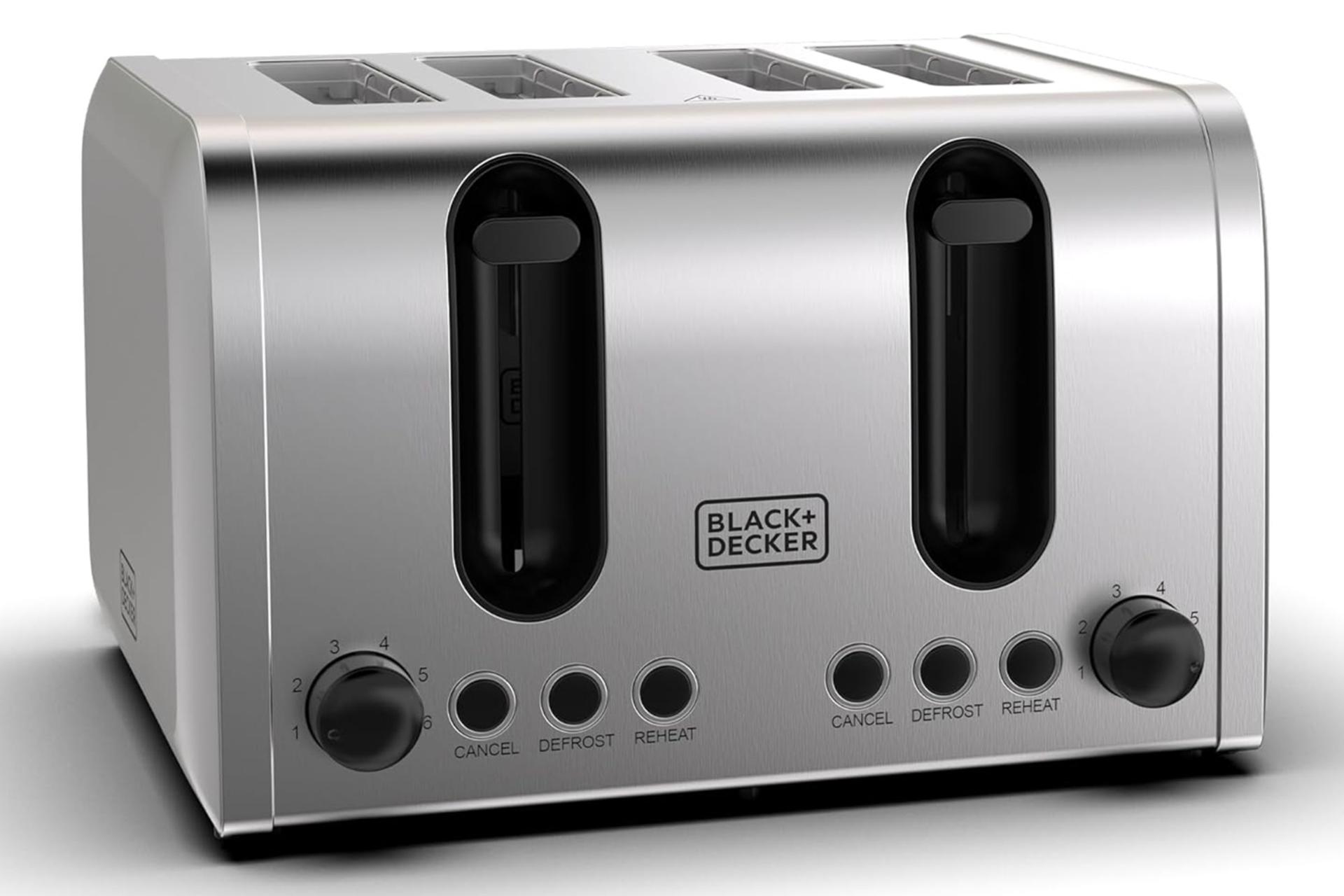 توستر بلک اند دکر ET444-B5 رنگ نقره ای