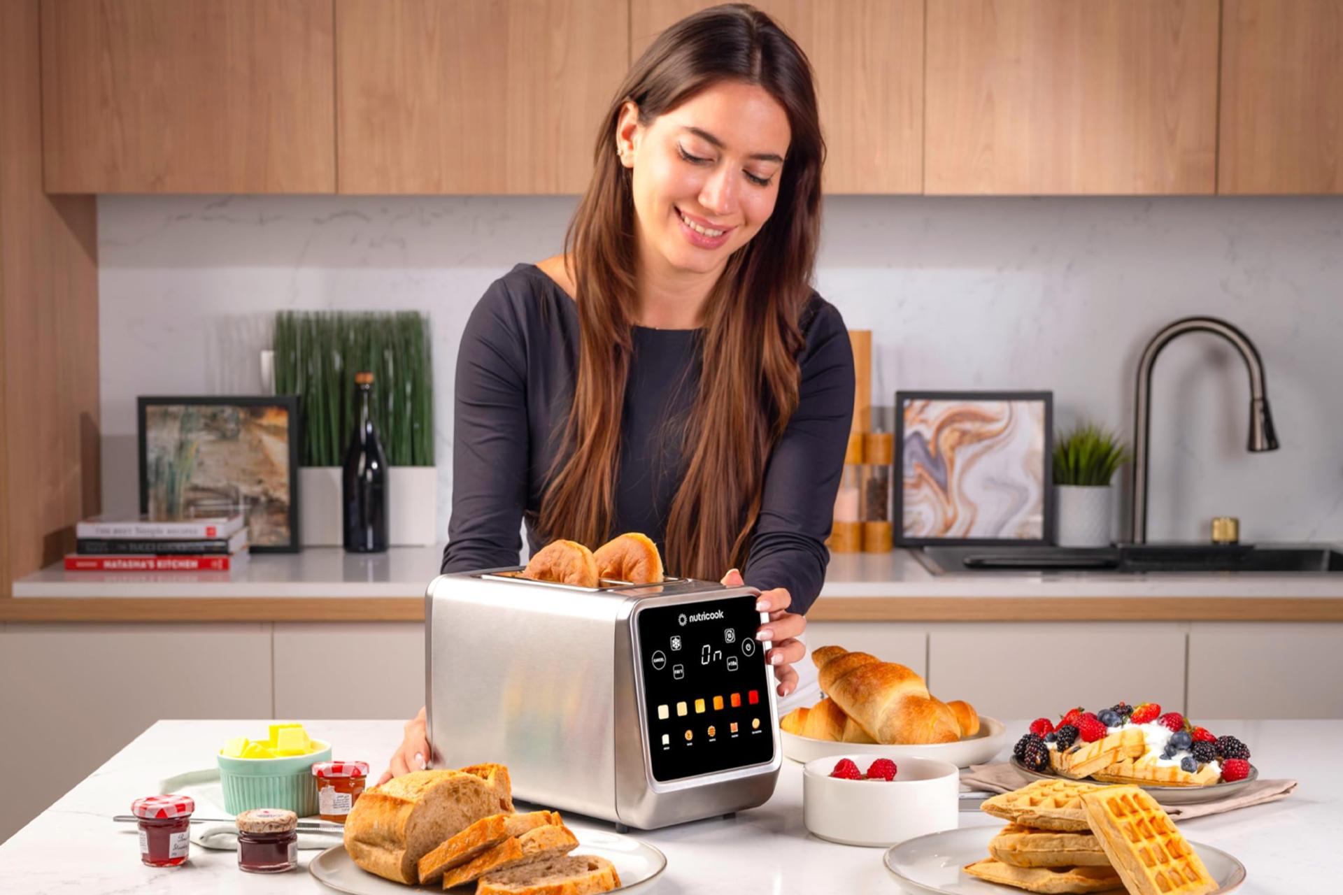 توستر نوتریکوک NC-TS201 رنگ نقره ای