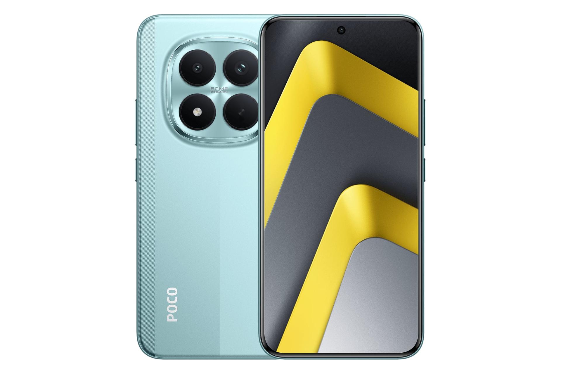 پنل جلو و پشت گوشی موبایل پوکو M8 پرو شیائومی سبز روشن / Xiaomi Poco M8 Pro