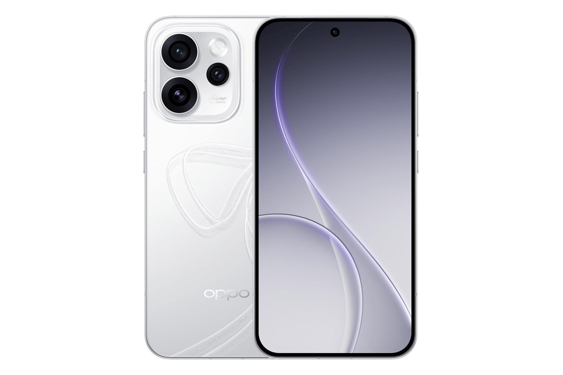 پنل جلو و پشت گوشی موبایل Reno15 پرو مینی اوپو سفید / Oppo Reno15 Pro Mini