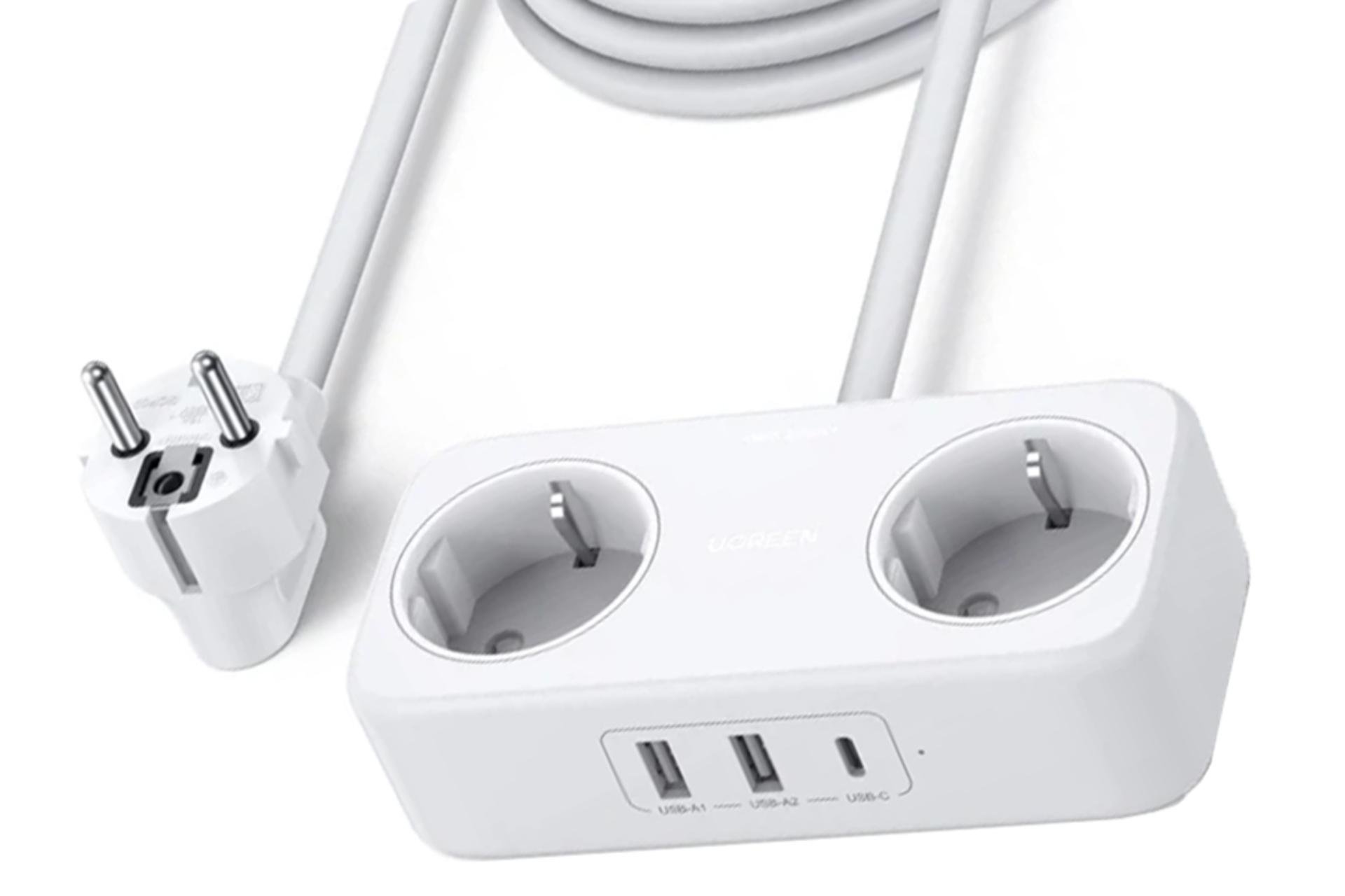 چندراهی برق یوگرین مدل CD280 رنگ سفید