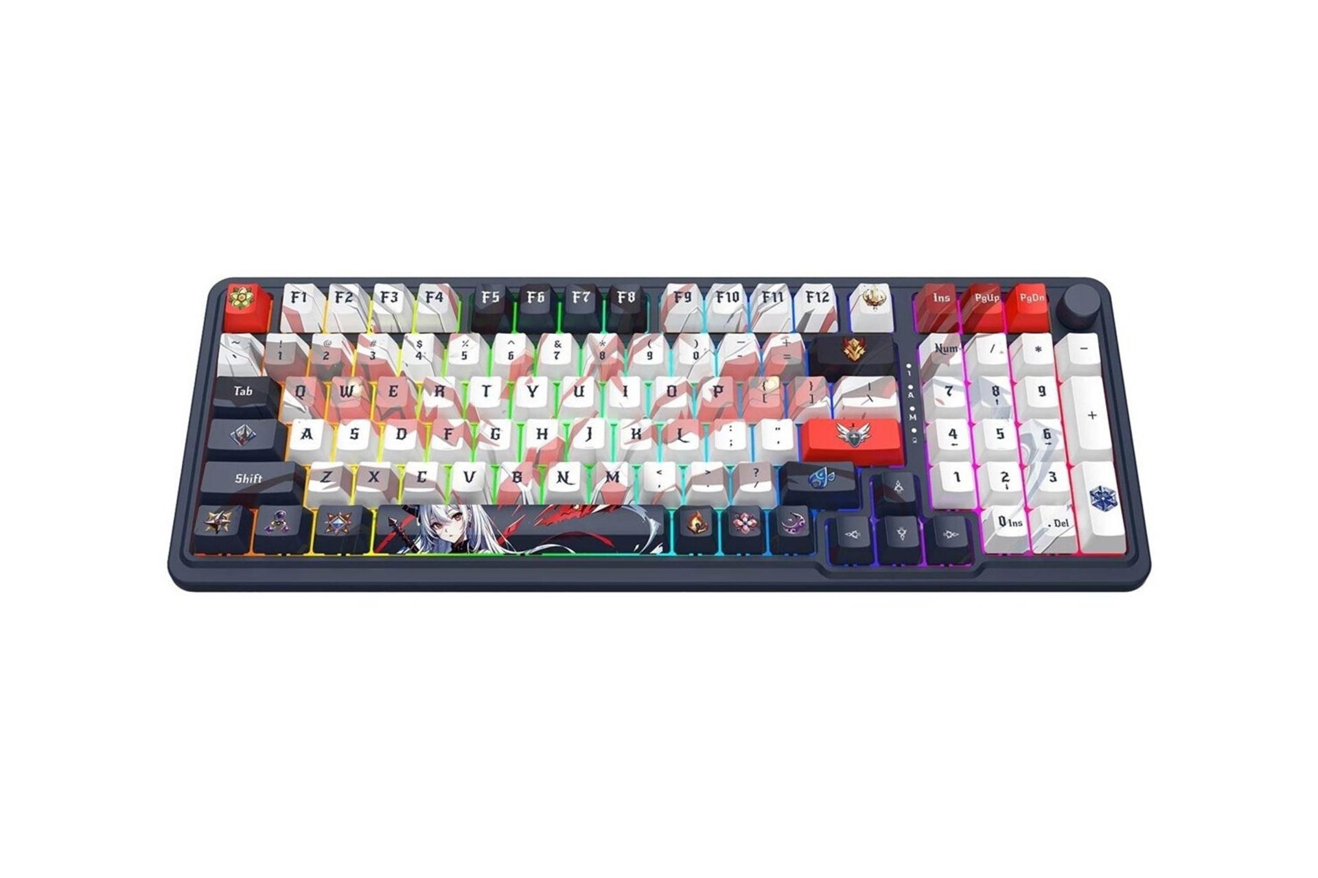 کیبورد ردراگون EISA K686 AK RGB نمای جلو