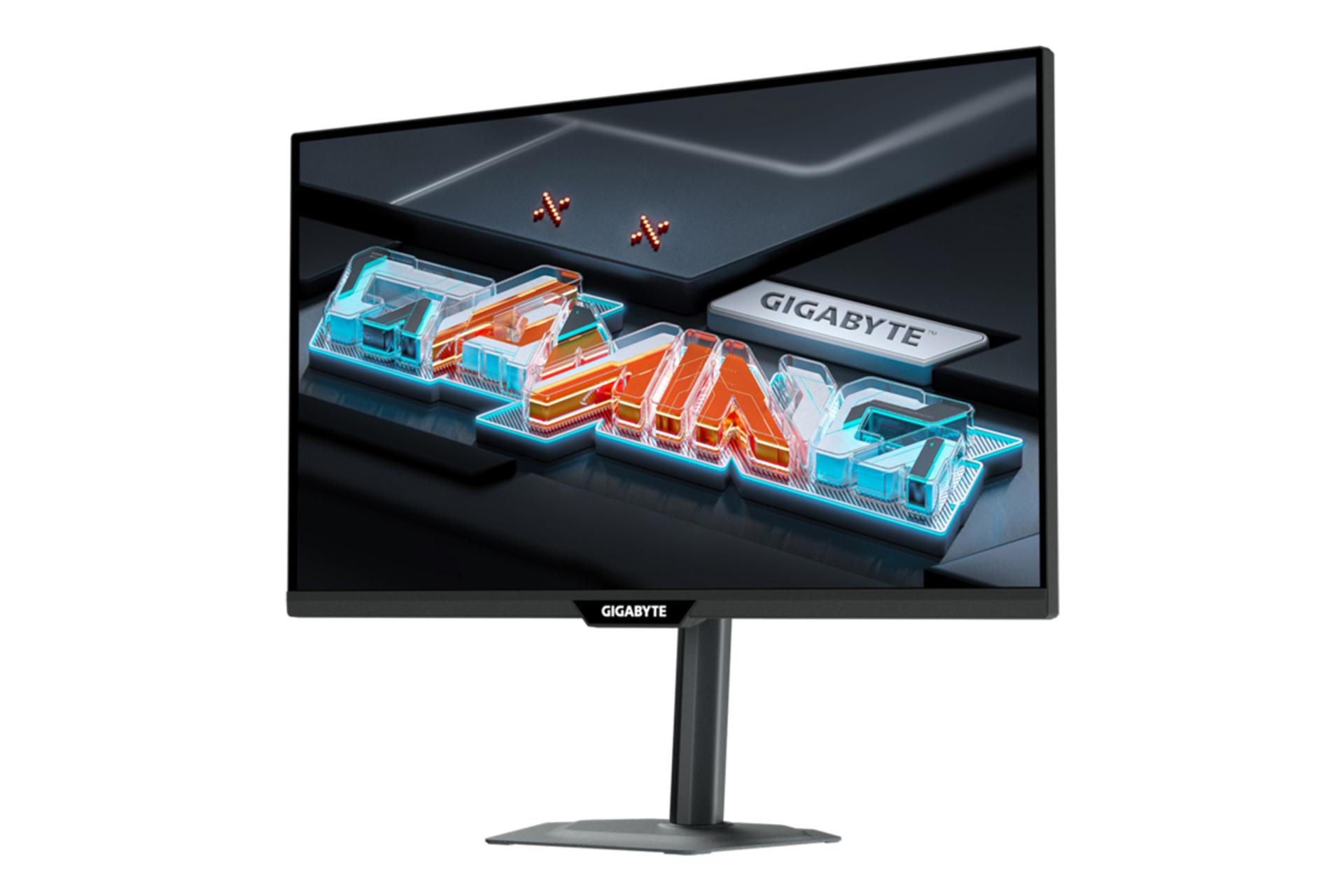 نمای سمت راست مانیتور گیگابایت 27 اینچ مدل M27QS