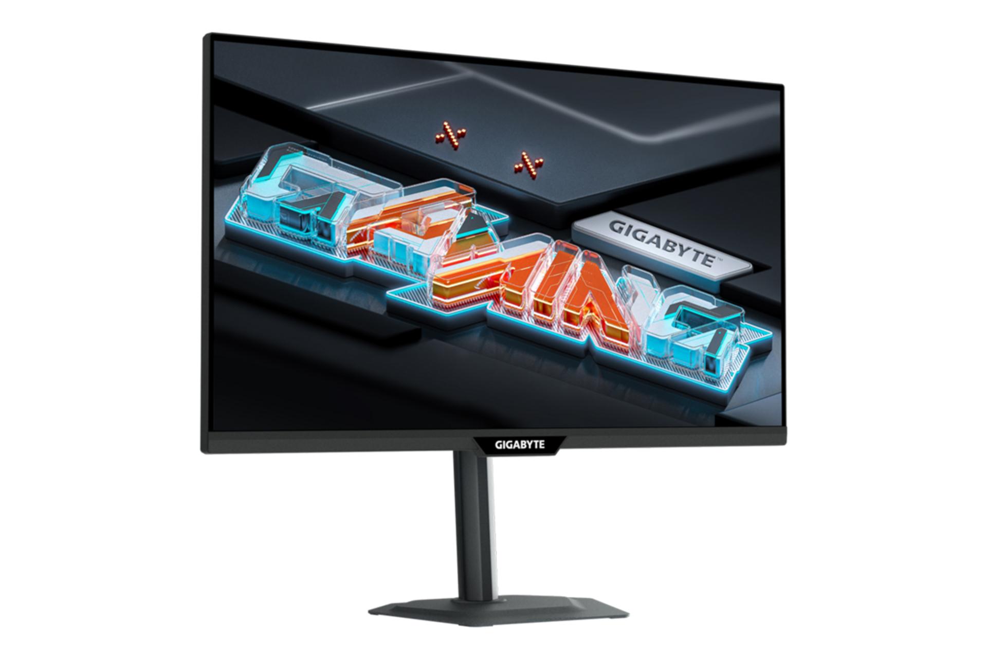 نمای سمت چپ مانیتور گیگابایت 27 اینچ مدل M27QS