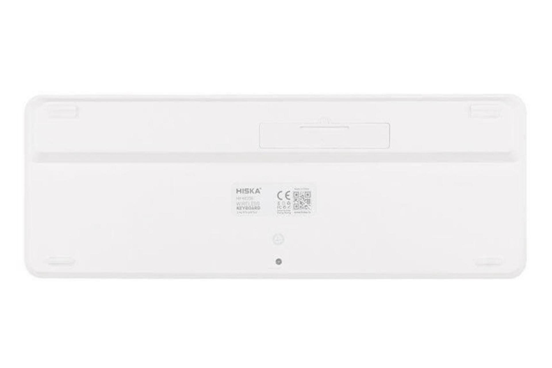 نمای پشت کیبورد هیسکا HX-KE255