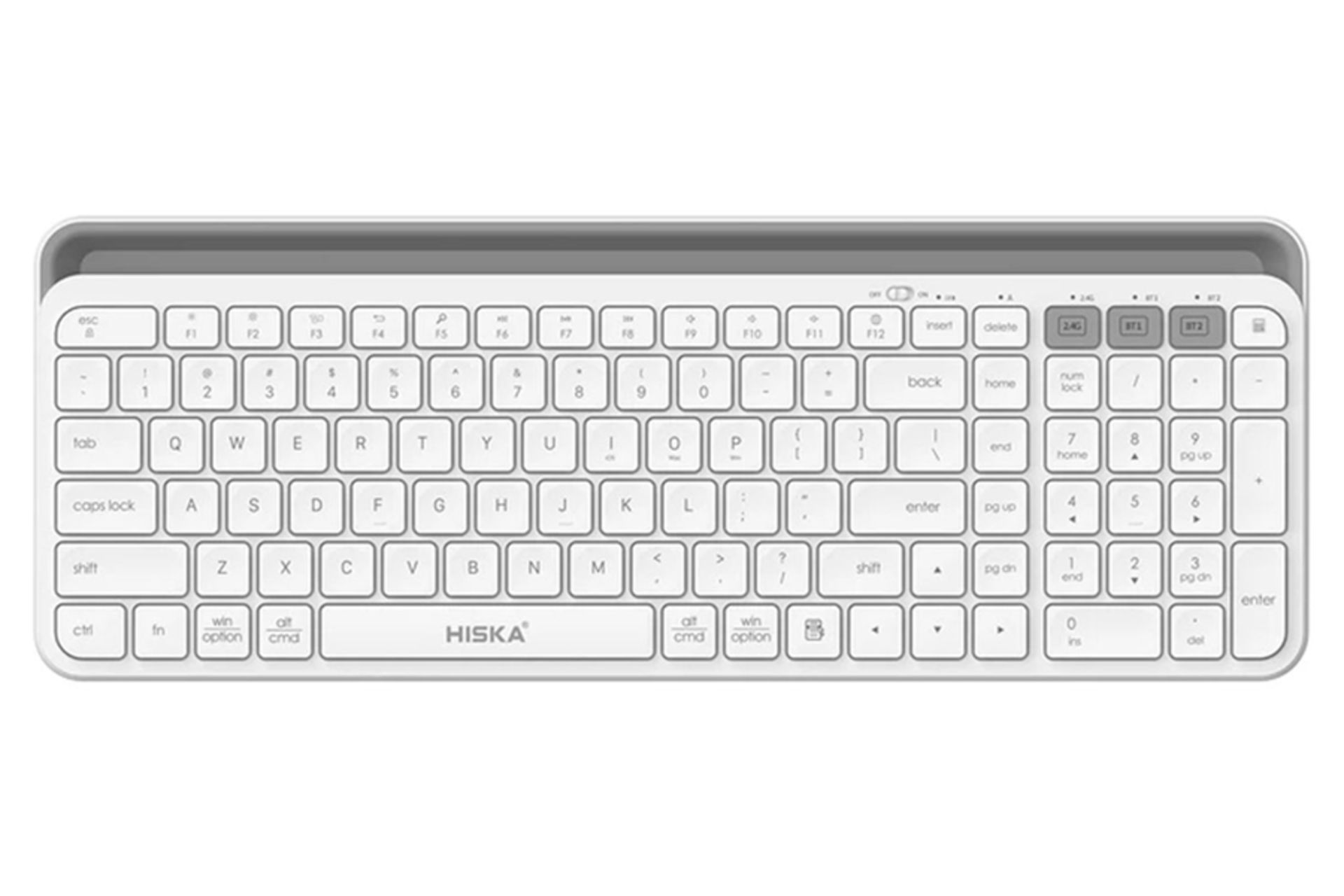 کیبورد هیسکا HX-KE255 نمای بالا