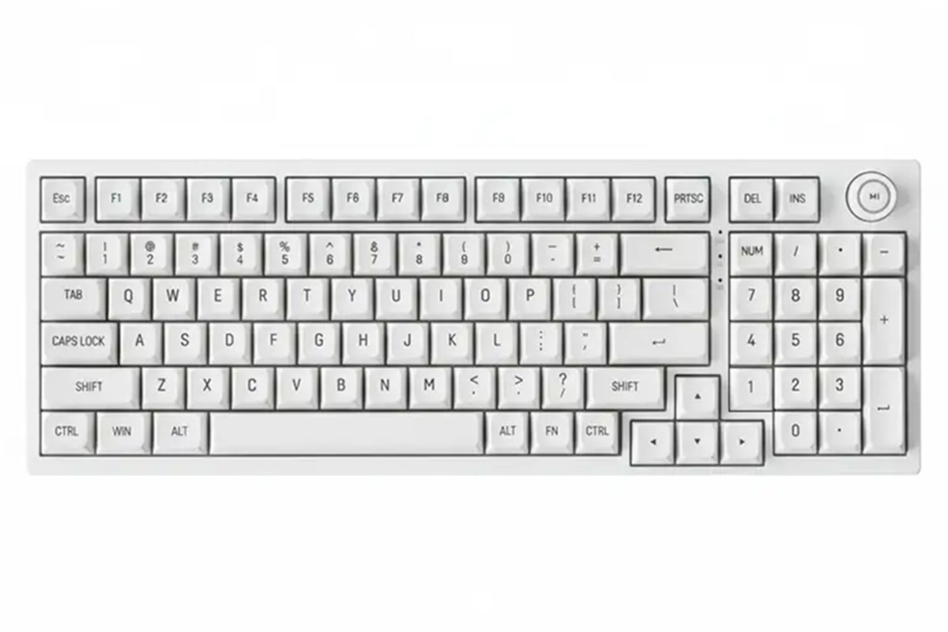 کیبورد اچ پی K10G_98L رنگ سفید