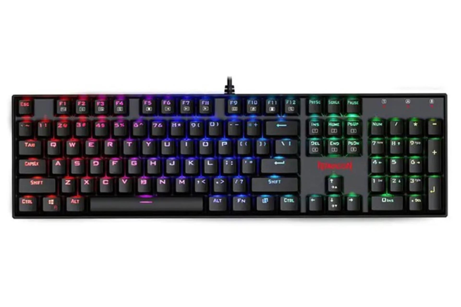 کیبورد ردراگون MITRA K551 V2 RGB نمای بالا