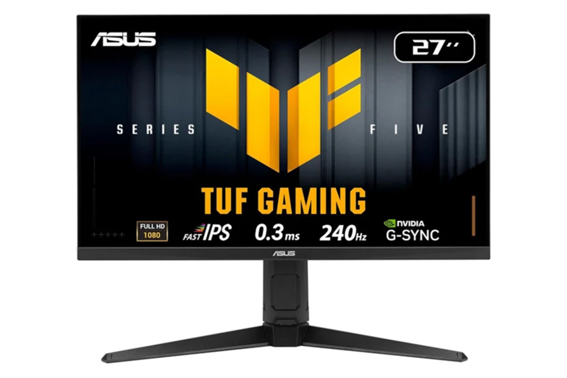 مانیتور ایسوس 27 اینچ مدل TUF Gaming VG279QML5A نمای جلو