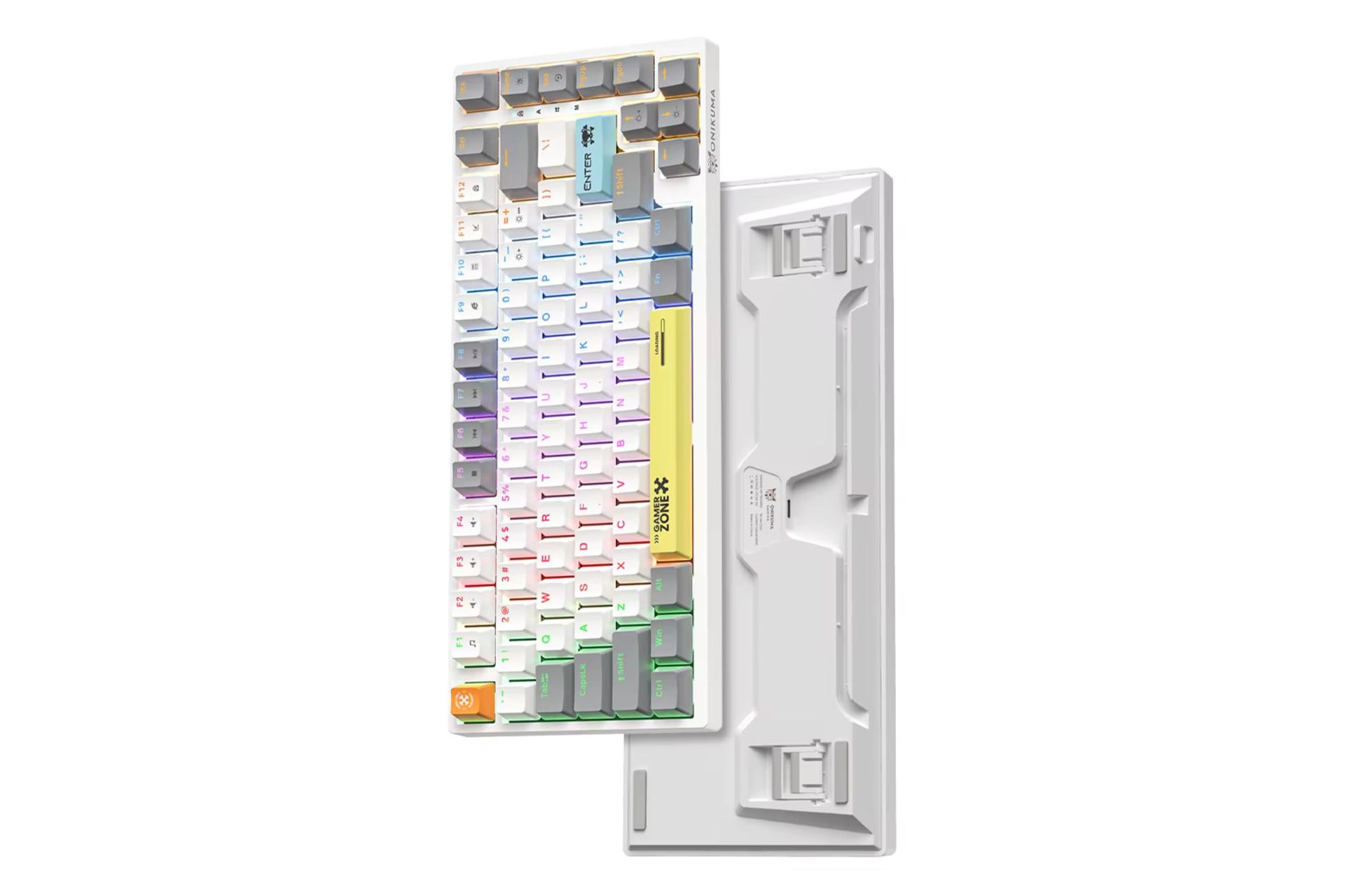 کیبورد اونیکوما G58 رنگ سفید