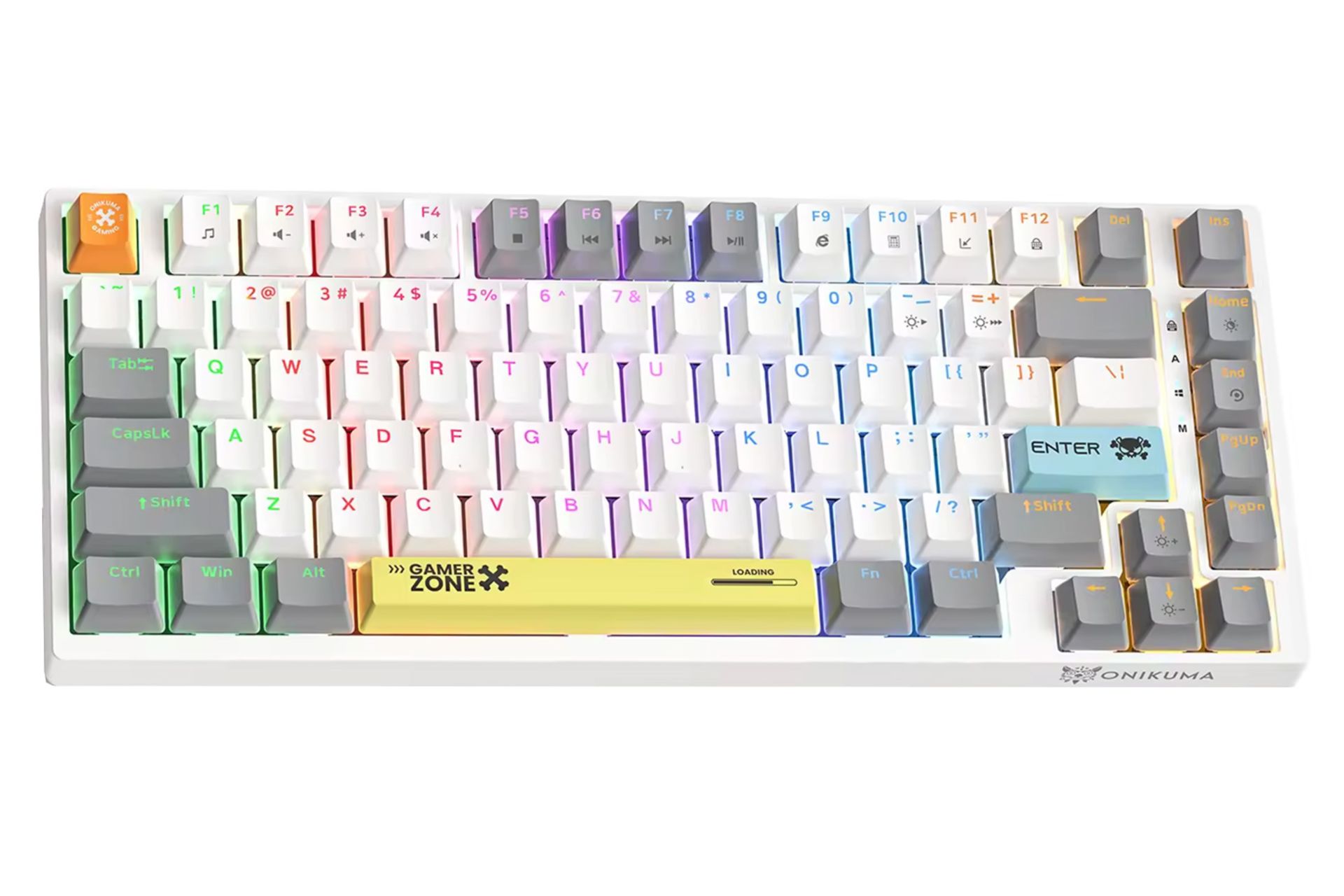 کیبورد اونیکوما G58 نمای بالا