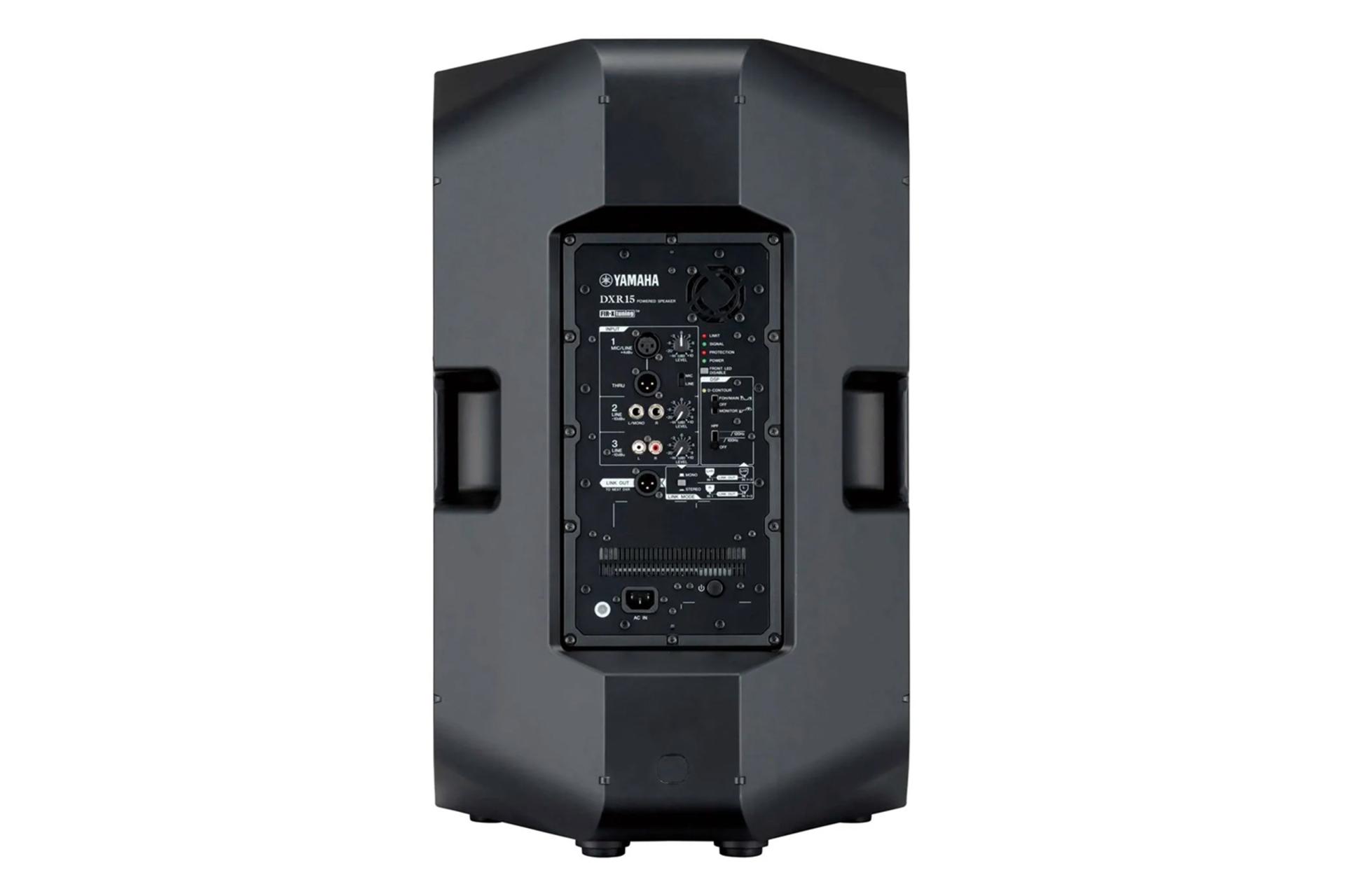 نمای پشتاسپیکر یاماها DXR15mkII