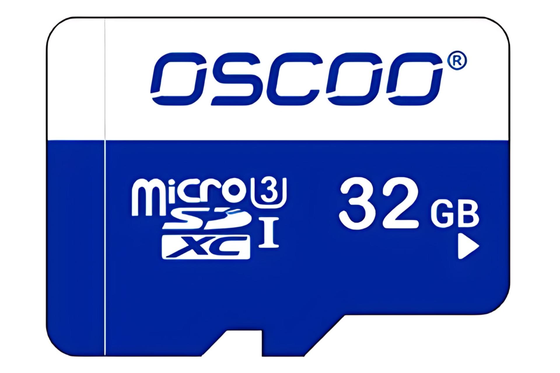 کارت حافظه اسکو microSDHC با ظرفیت 32 گیگابایت مدل Blue UHS-I U1 کلاس 10