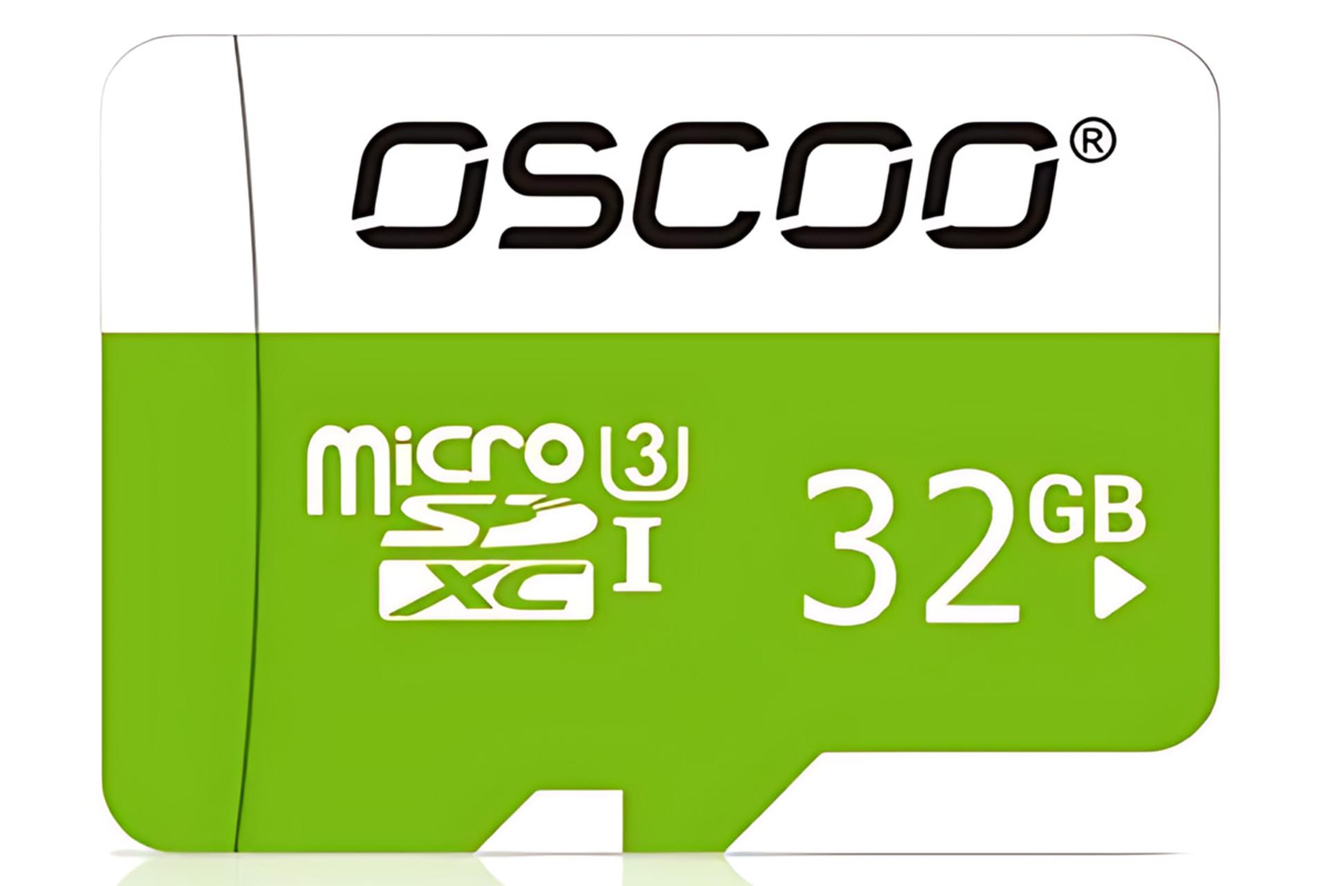 کارت حافظه اسکو microSDXC با ظرفیت 32 گیگابایت مدل Green UHS-I U1 کلاس 10