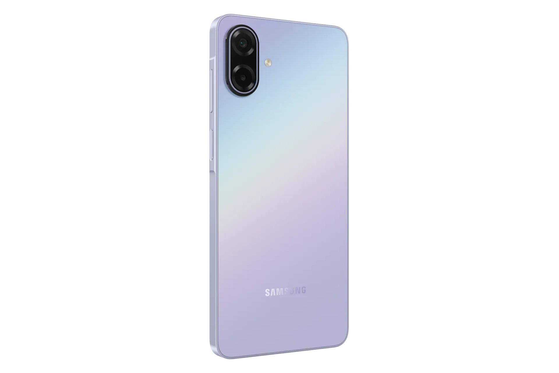 پنل پشت و چینش دوربین گوشی موبایل گلکسی A07 سامسونگ 5G ارغوانی / Samsung Galaxy A07 5G