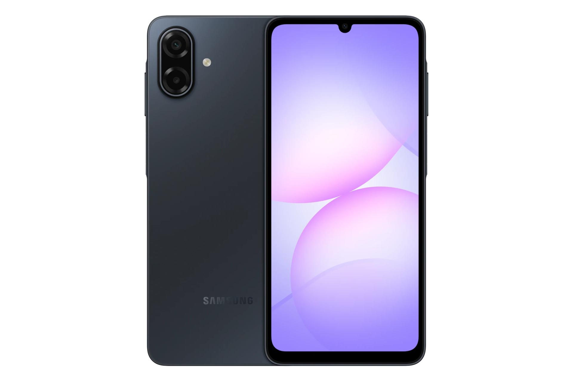 پنل جلو و پشت گوشی موبایل گلکسی A07 سامسونگ 5G مشکی / Samsung Galaxy A07 5G