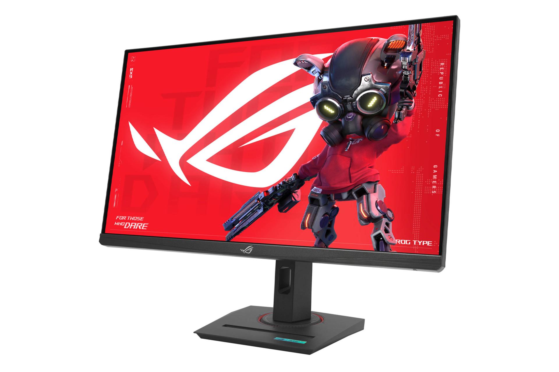 نمای سمت راست مانیتور ایسوس 27 اینچ مدل ROG Strix XG27ACMG