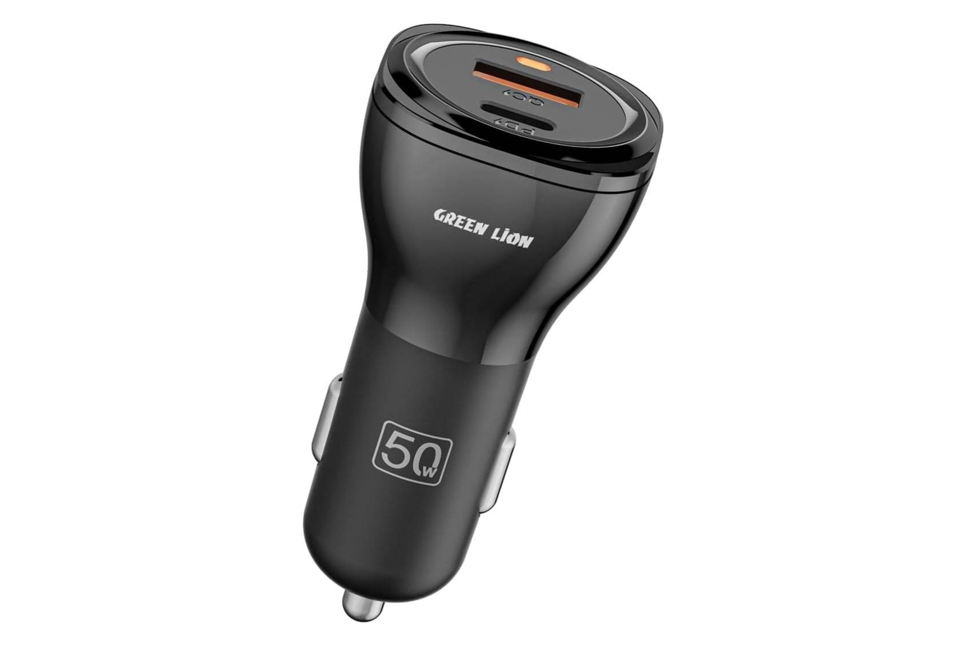 شارژر گرین لاین Dual Port Car Charger 50W رنگ مشکی