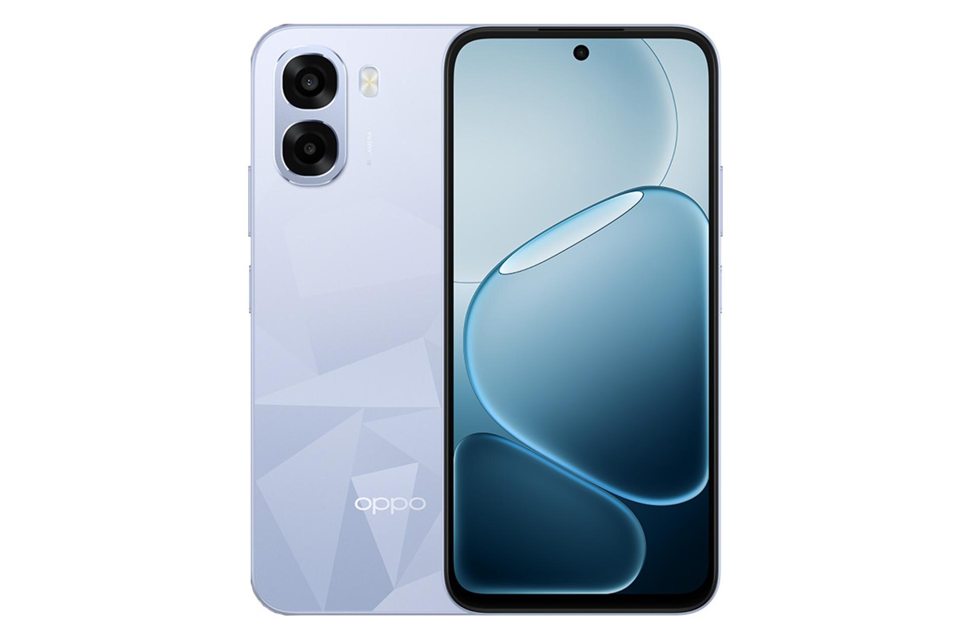 پنل جلو و پشت گوشی موبایل A6t اوپو 5G آبی روشن / Oppo A6t 5G