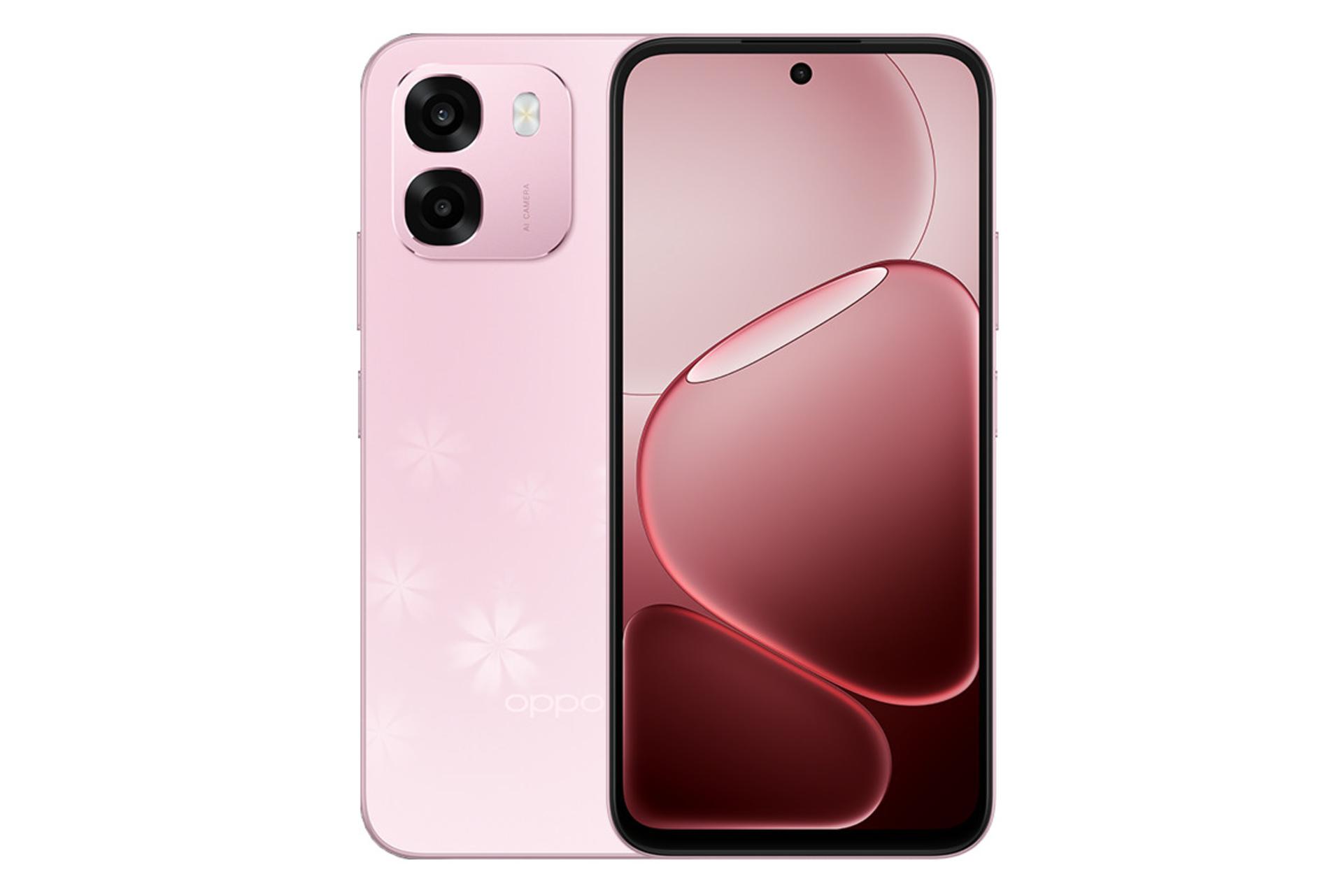 پنل جلو و پشت گوشی موبایل اوپو Oppo A6 5G صورتی