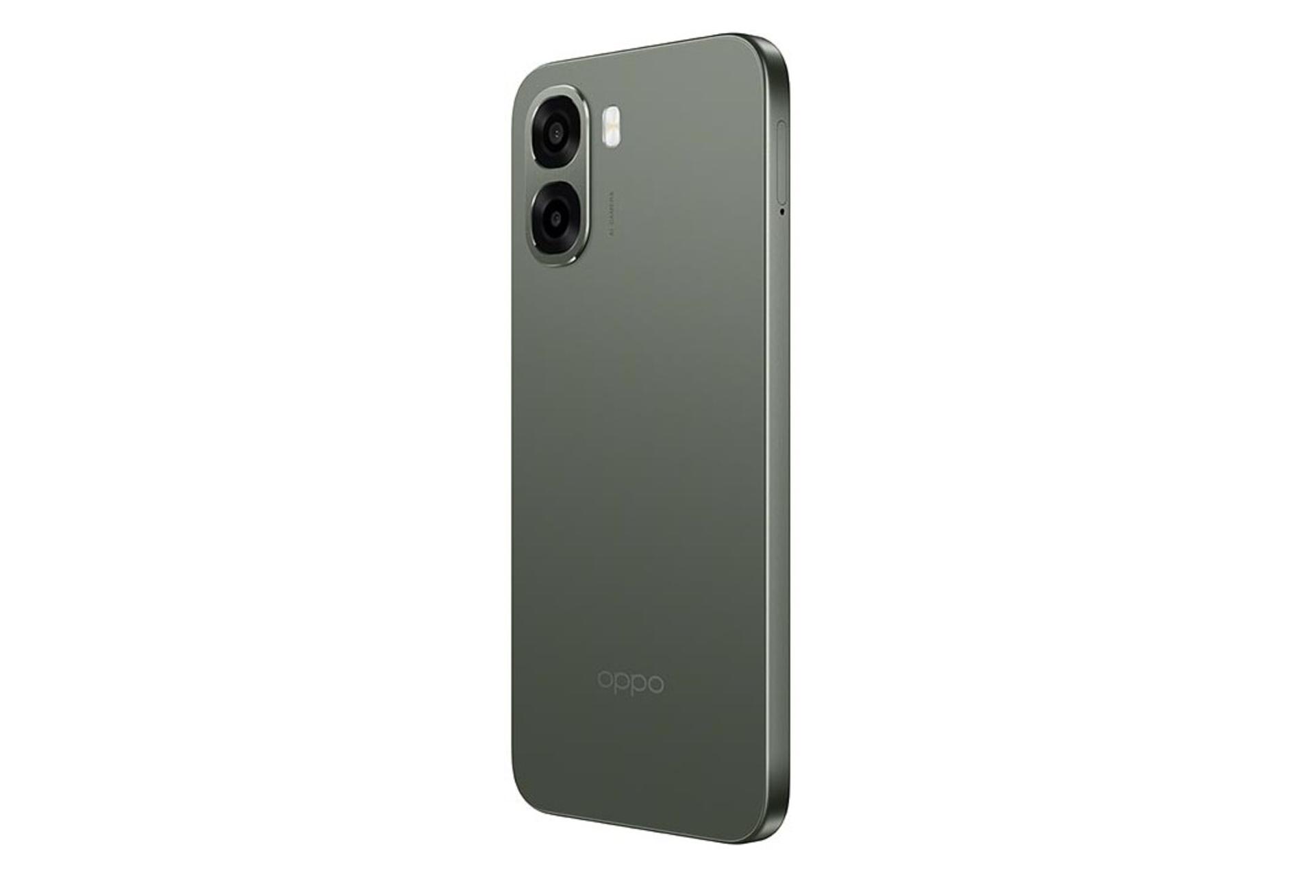 پنل پشت و چینش دوربین گوشی موبایل اوپو Oppo A6c سبز تیره