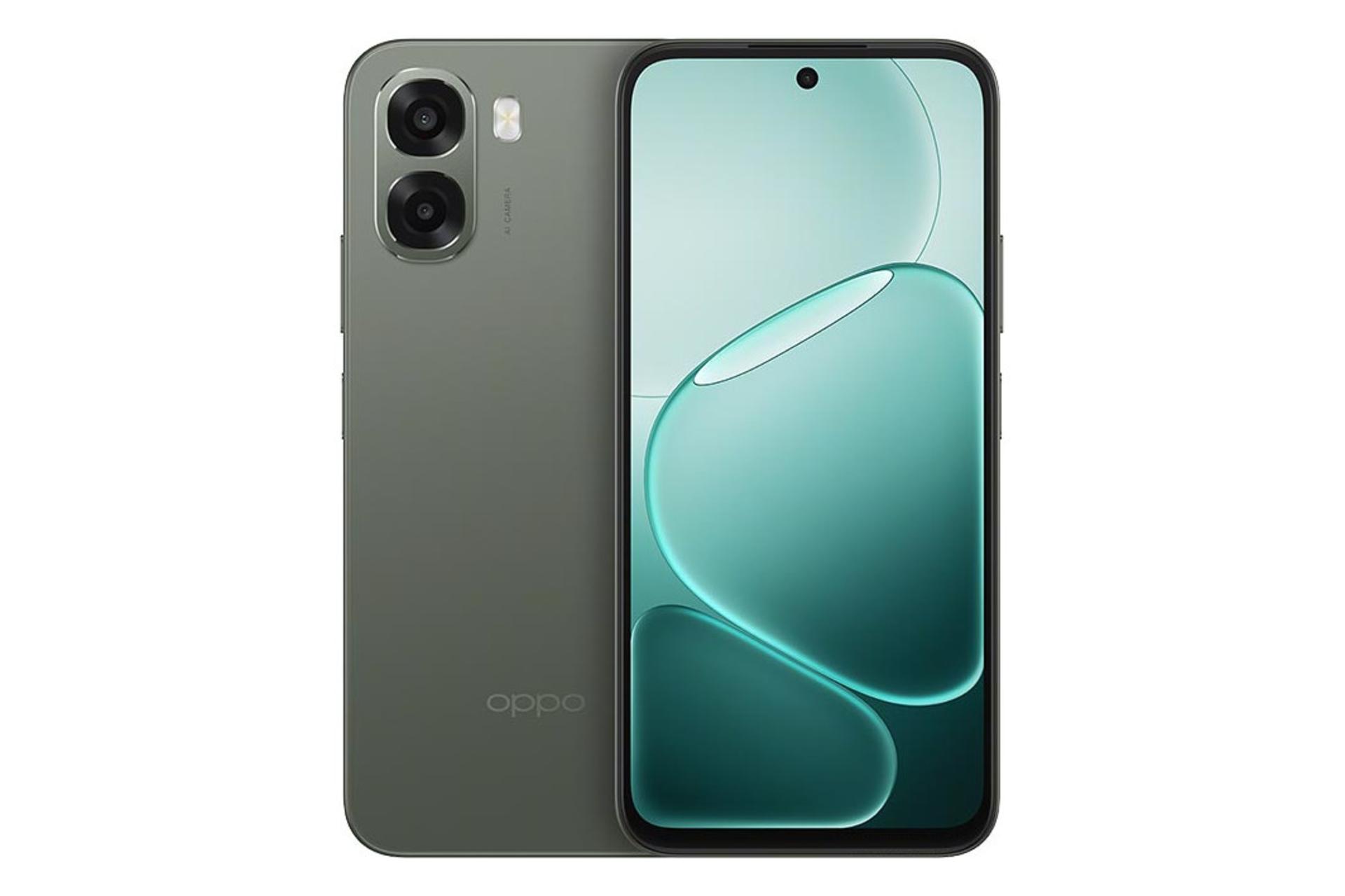 پنل جلو و پشت گوشی موبایل اوپو Oppo A6c سبز تیره
